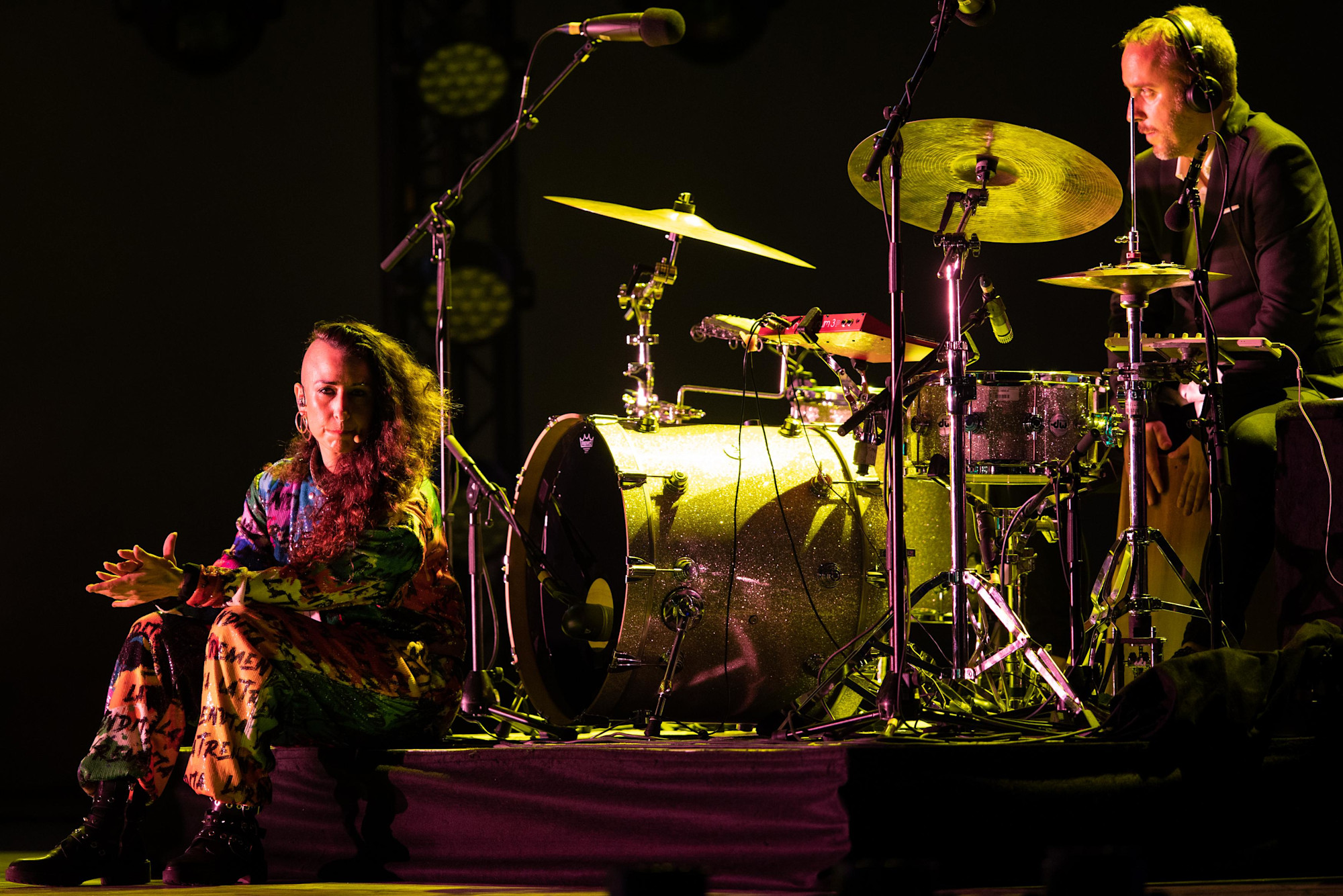 Rosario La Tremendita Tremens performs at Dubai Millenium Amphitheatre m6339