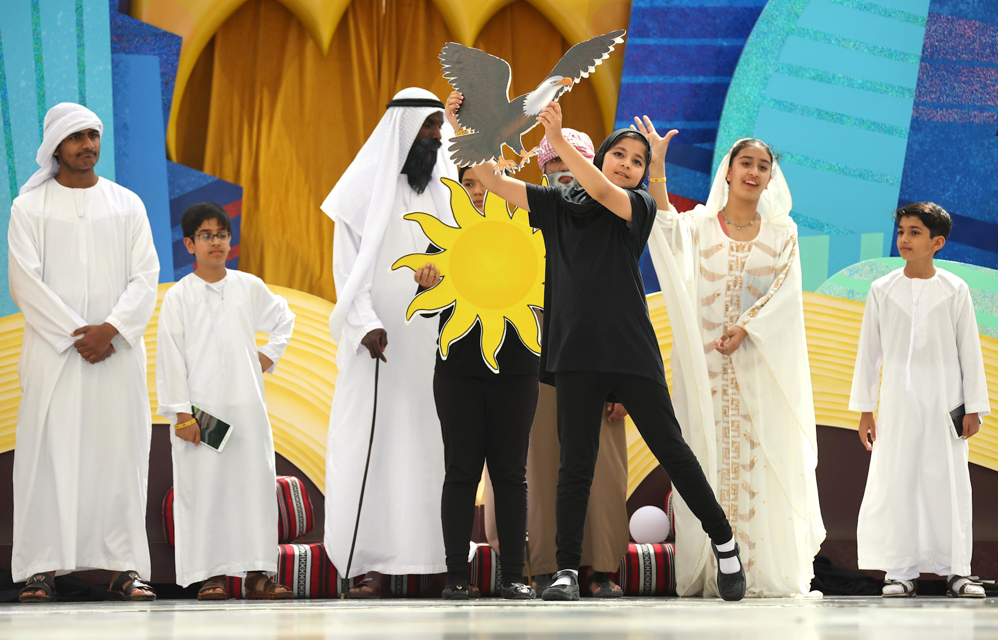 The City School International, Dubai perform during Expo Young Stars at Al Wasl m57123