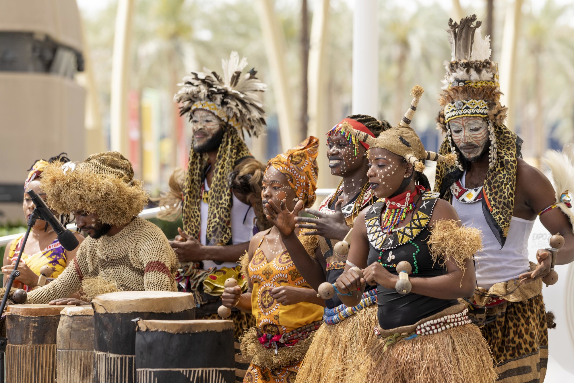 Cultural performance during the Democratic Republic of the Congo National Day Ceremony at Al Wasl m67136