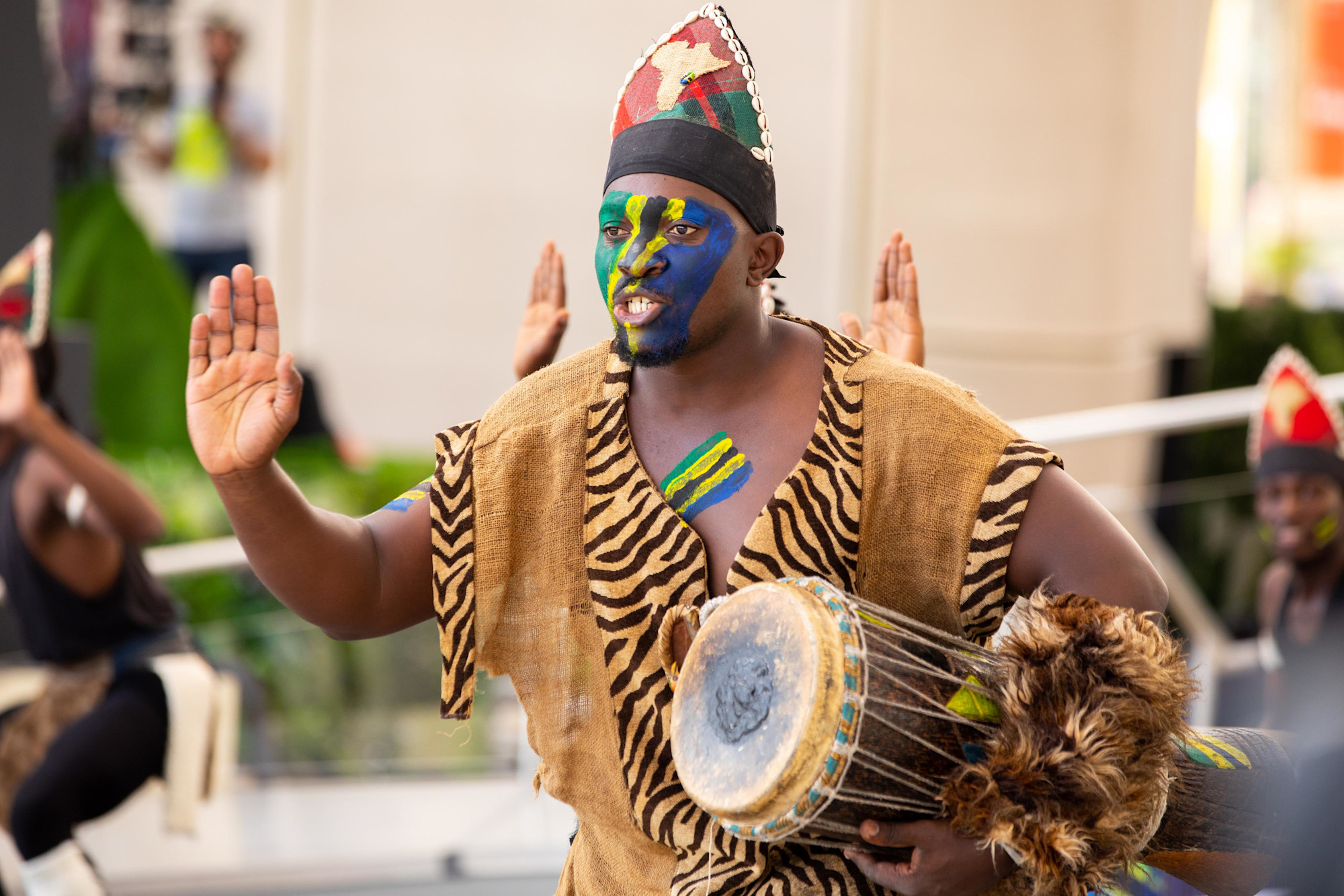 Cultural performance during the Tanzania National Day Ceremony at Al Wasl m55669