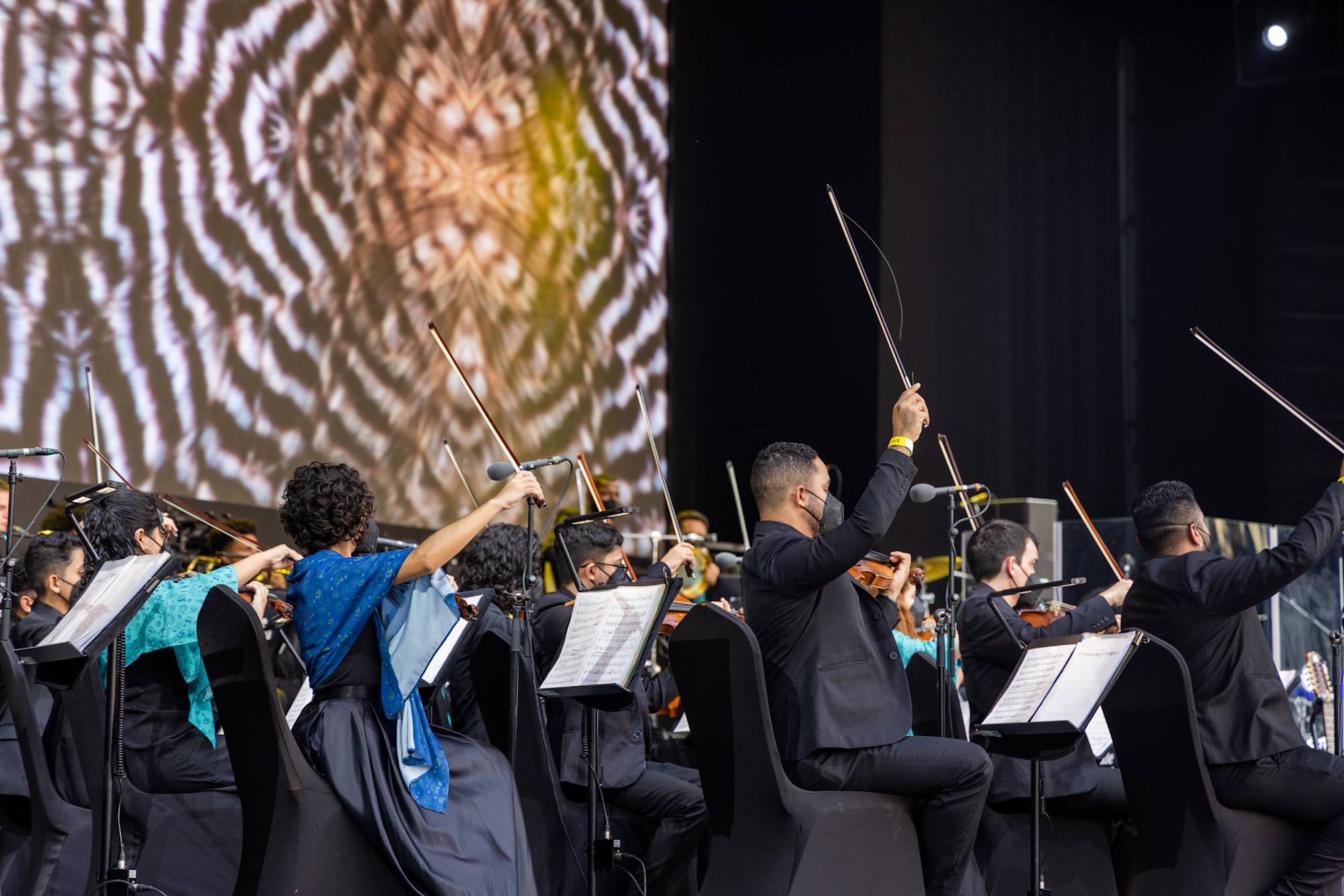 Brazilian Youth Orchestra - Vale Musica performance at Dubai Millennium Amphitheatre m52252