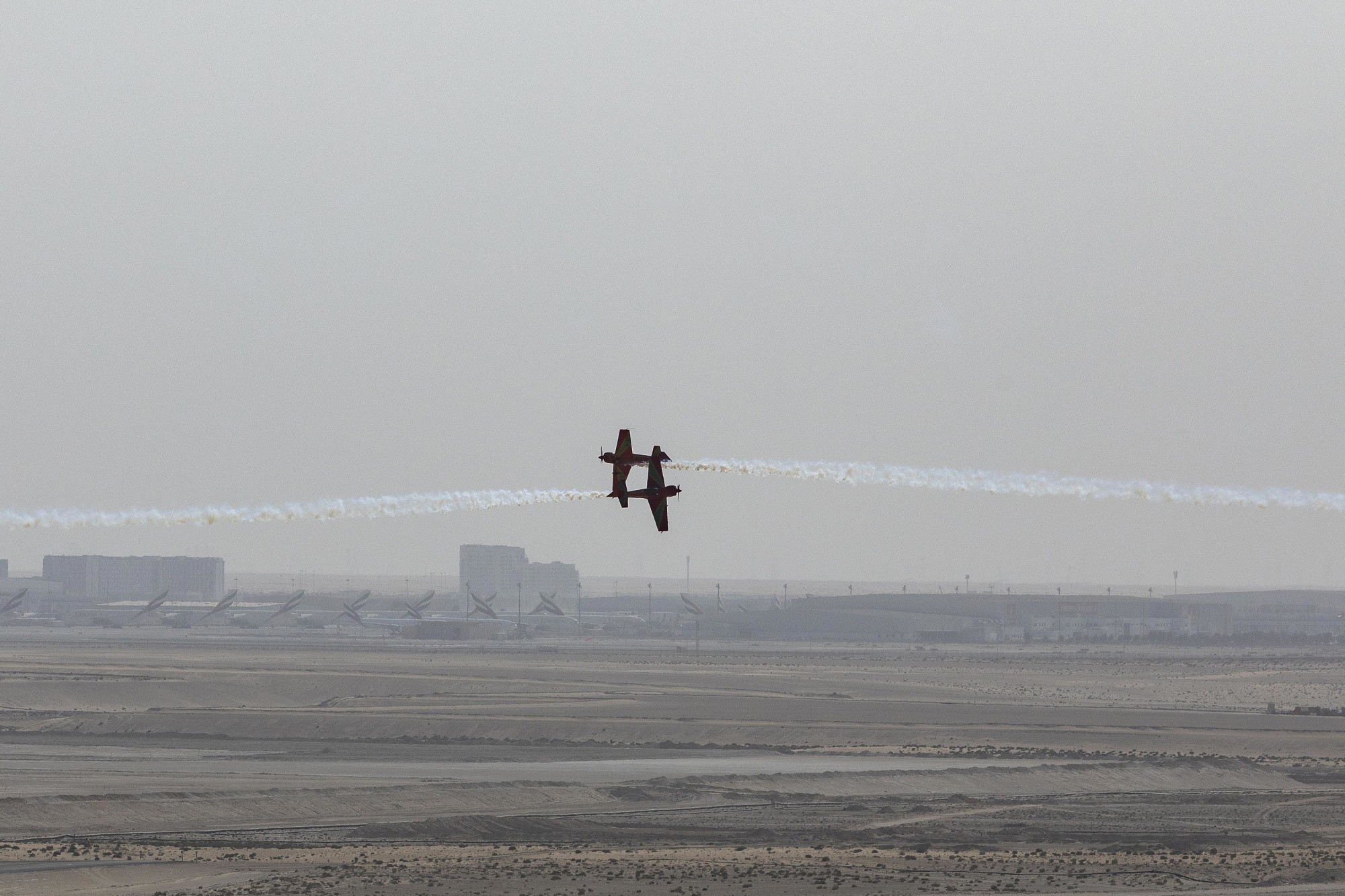 Air Show by the Green March Moroccan Patrol during Morocco National Day m27644
