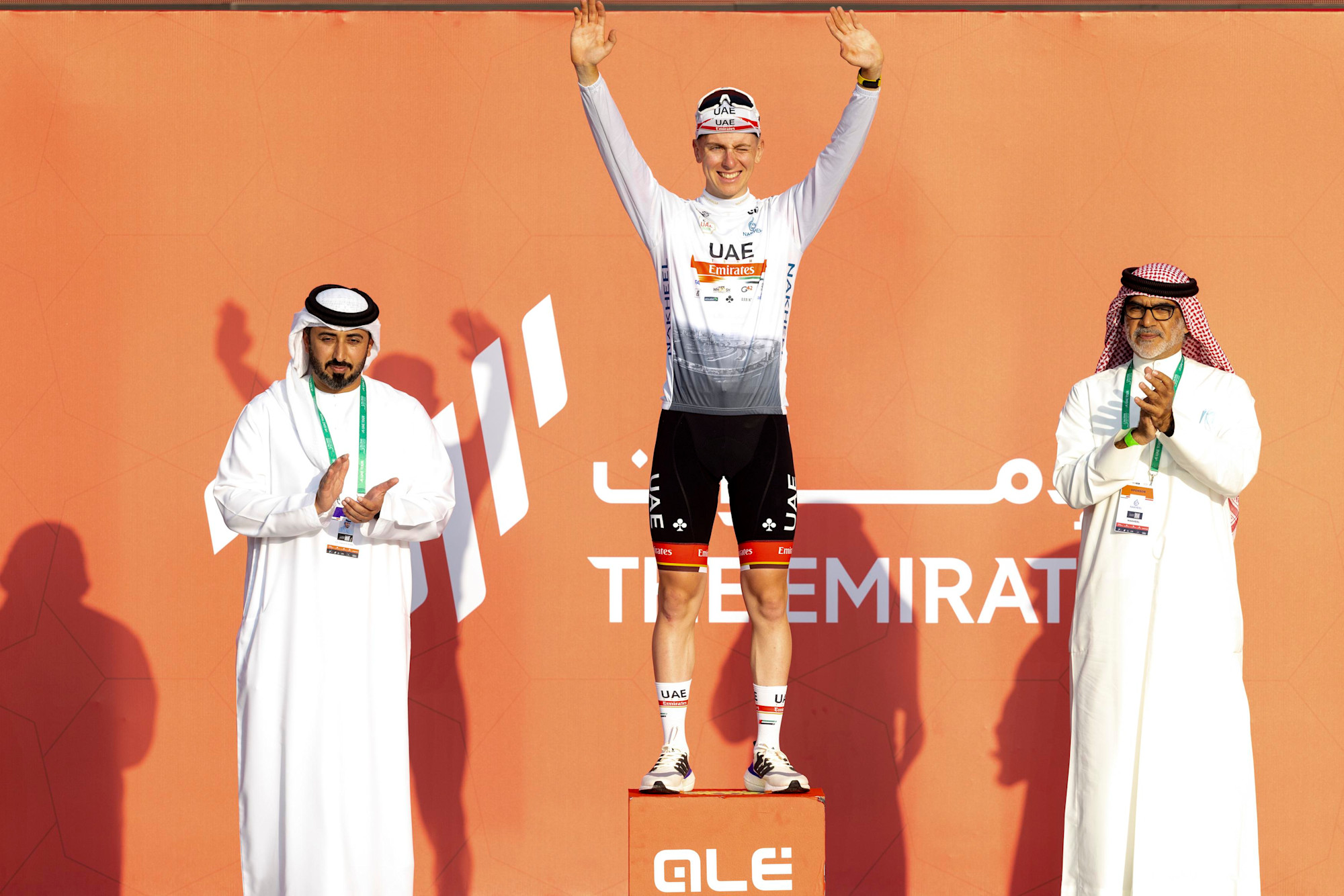 João Almeida during the UAE Tour Award ceremony and presentations at Dubai Millennium Amphitheatre m55365