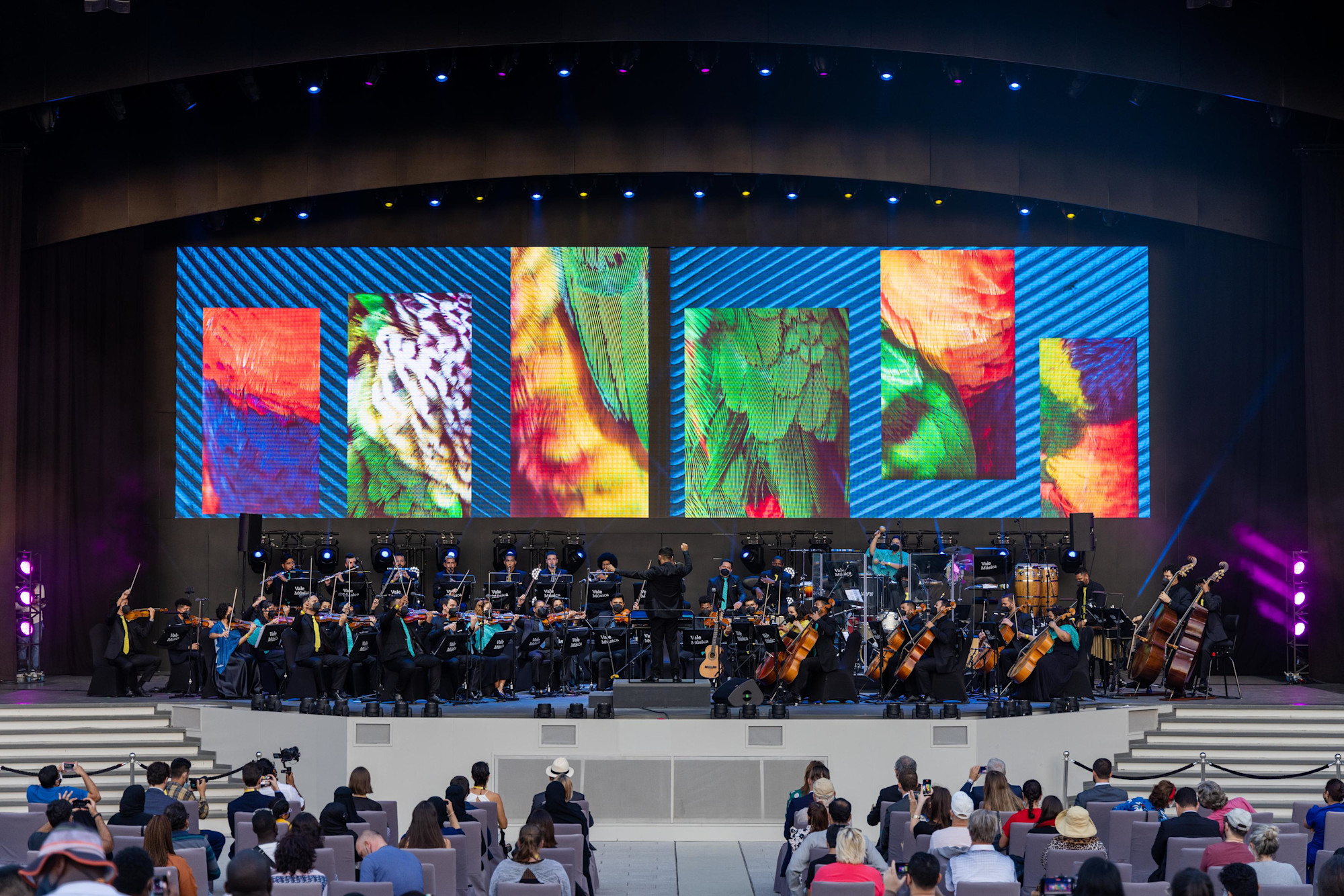 Brazilian Youth Orchestra - Vale Musica performance at Dubai Millennium Amphitheatre m52253