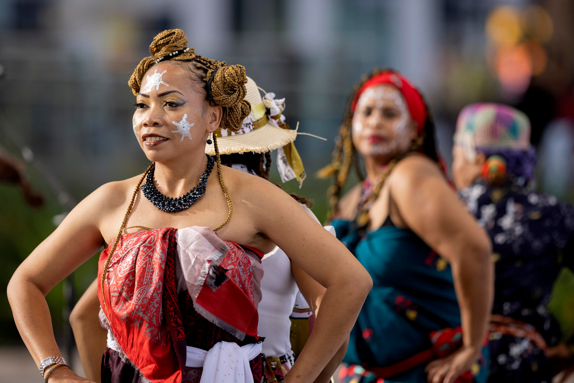 Cultural performance during the Madagascar National Day Ceremony at Al Wasl m54646
