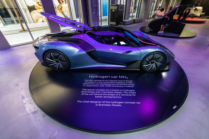 Detail of the Hydrogen Car MH2 inside the Slovakia Pavilion Web Image m17902