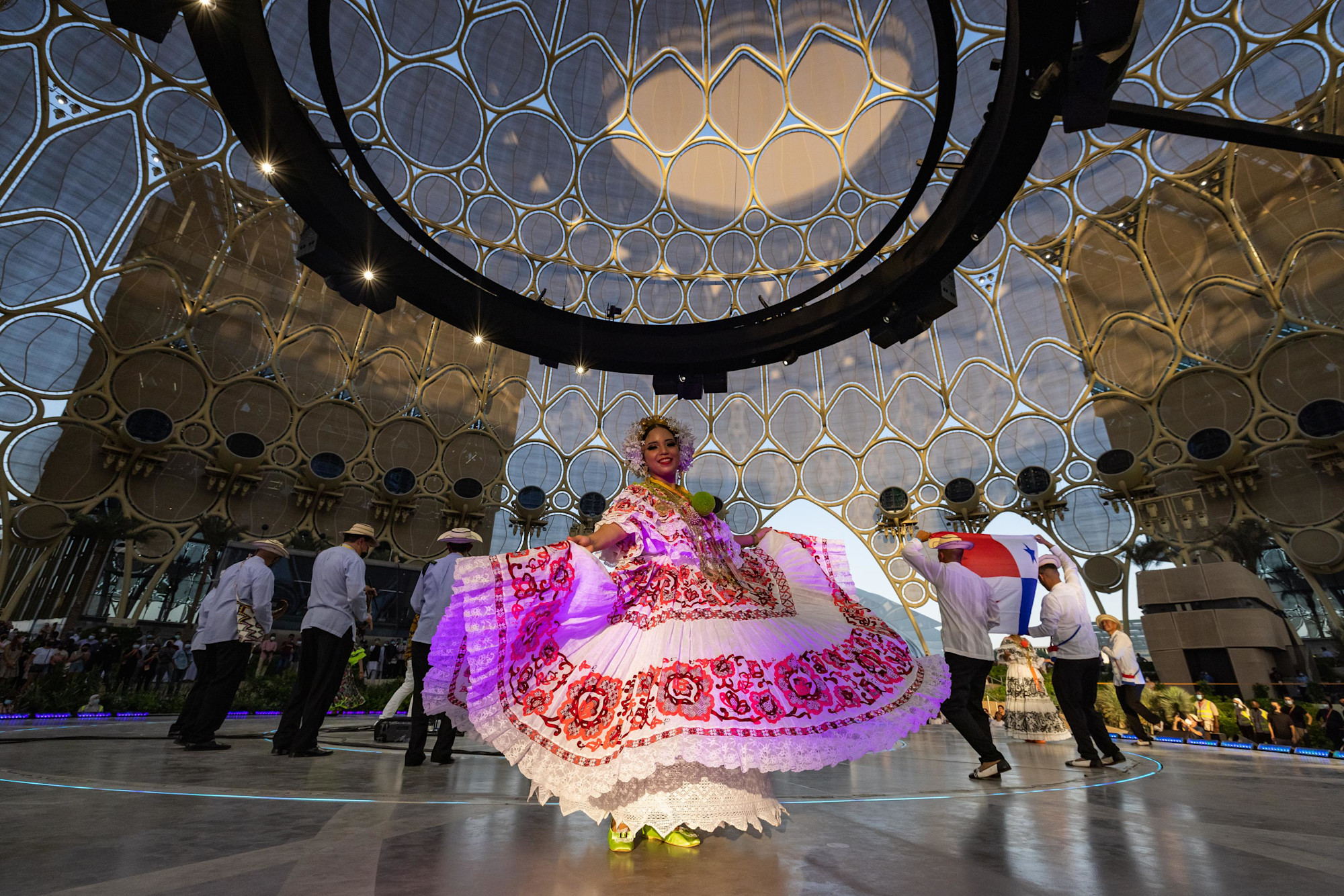 Cultural performance during Panama National Day at Al Wasl m5375