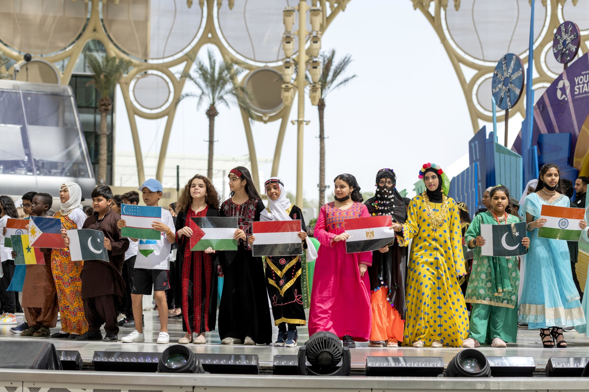 Harvest Private School, Ras Al Khaimah perform during Expo Young Stars at Al Wasl m64787