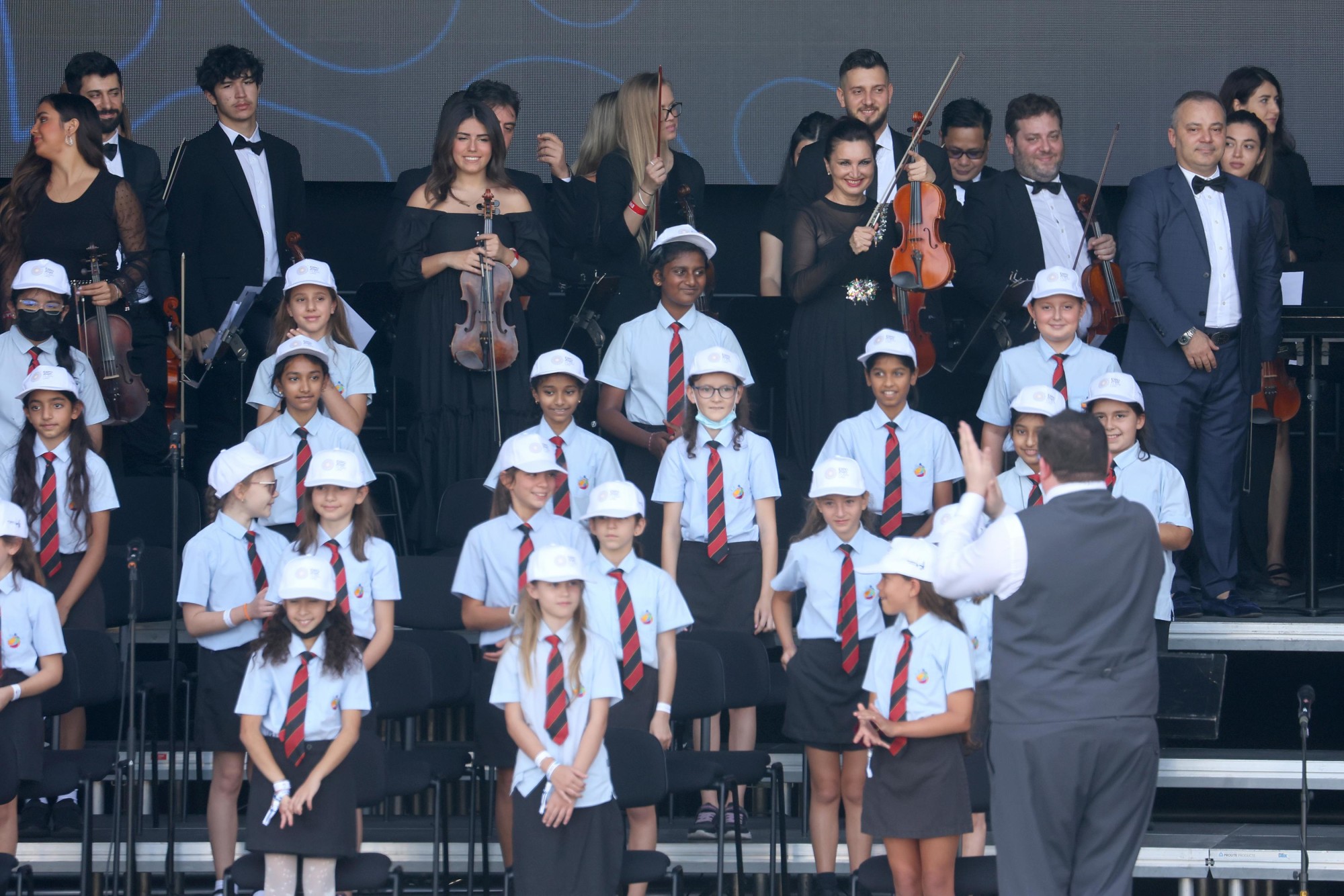 School choirs perform ‘Nasheed Al Wasl’ at Jubilee Stage m67168