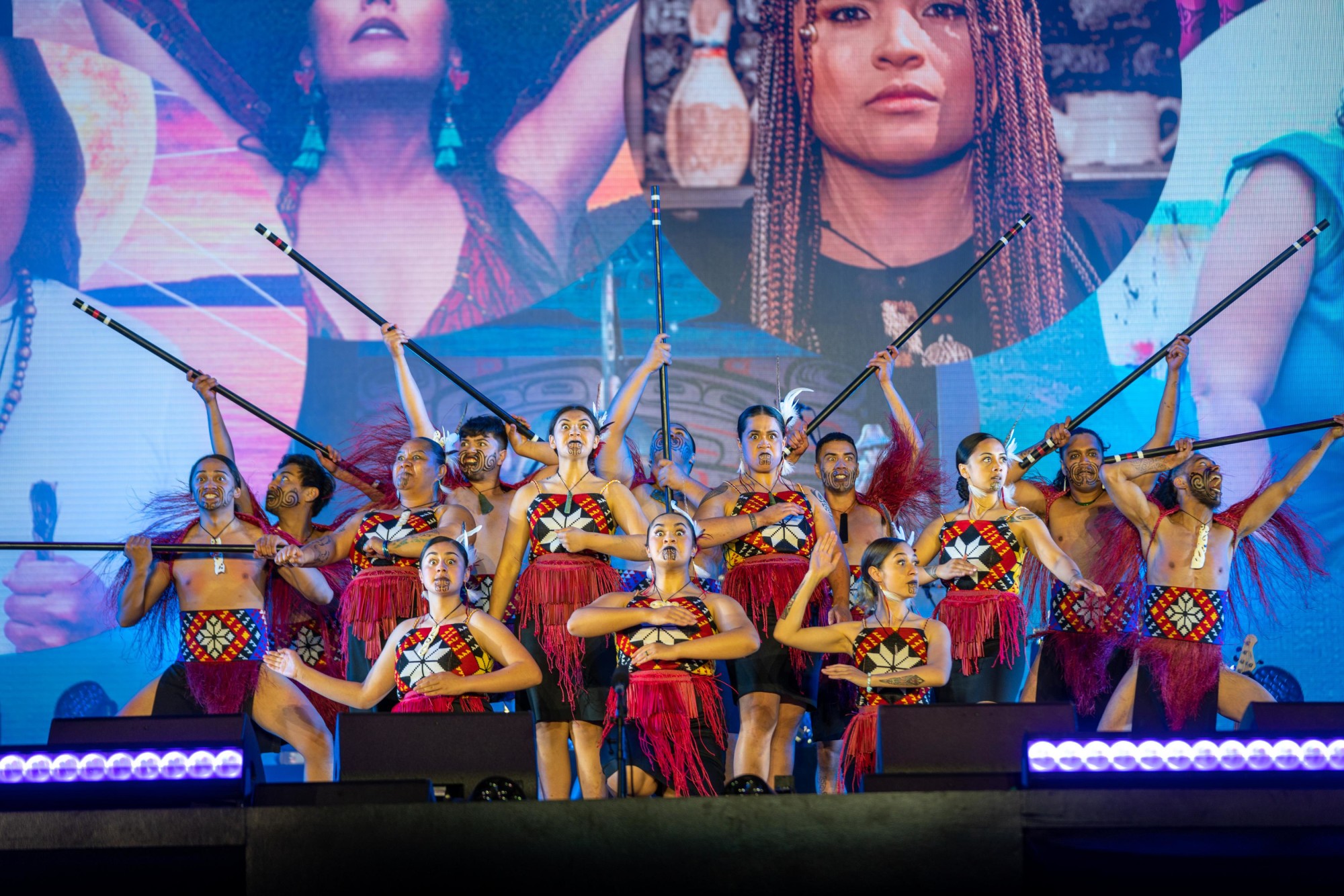 Te Aratini Indigenous Groups Showcase on Jubilee Stage m10708