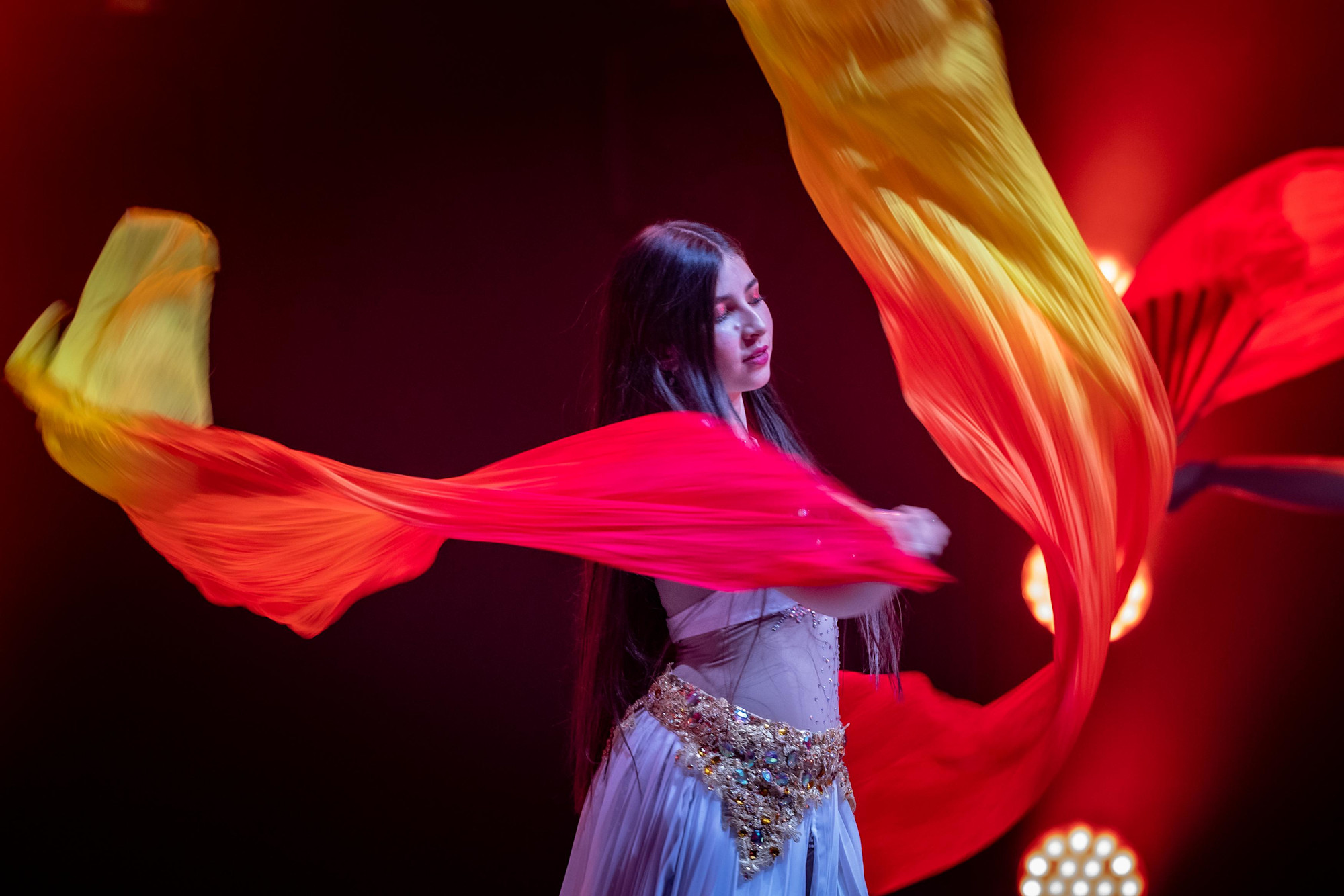 Antonina Canal Prem Shakti Company perform at Dubai Millennium Amphitheatre m32448