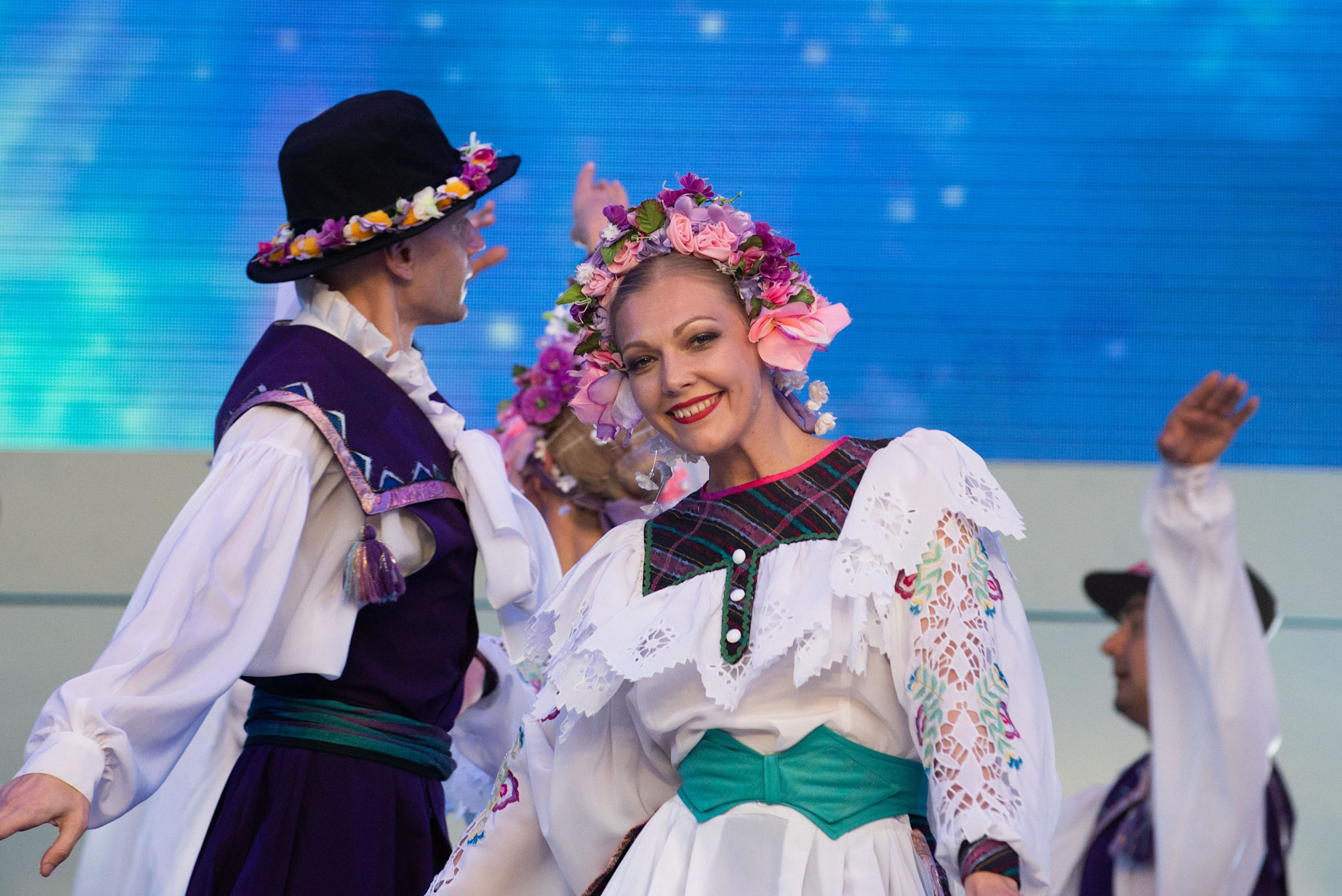 State Dance Ensemble of Belarus performing From Belarus With Love at Dubai Millennium Amphitheatre m12697