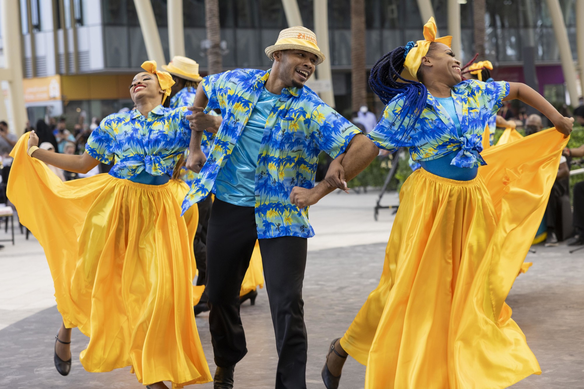 Cultural performance during the Bahamas National Day Ceremony at Al Wasl m34009