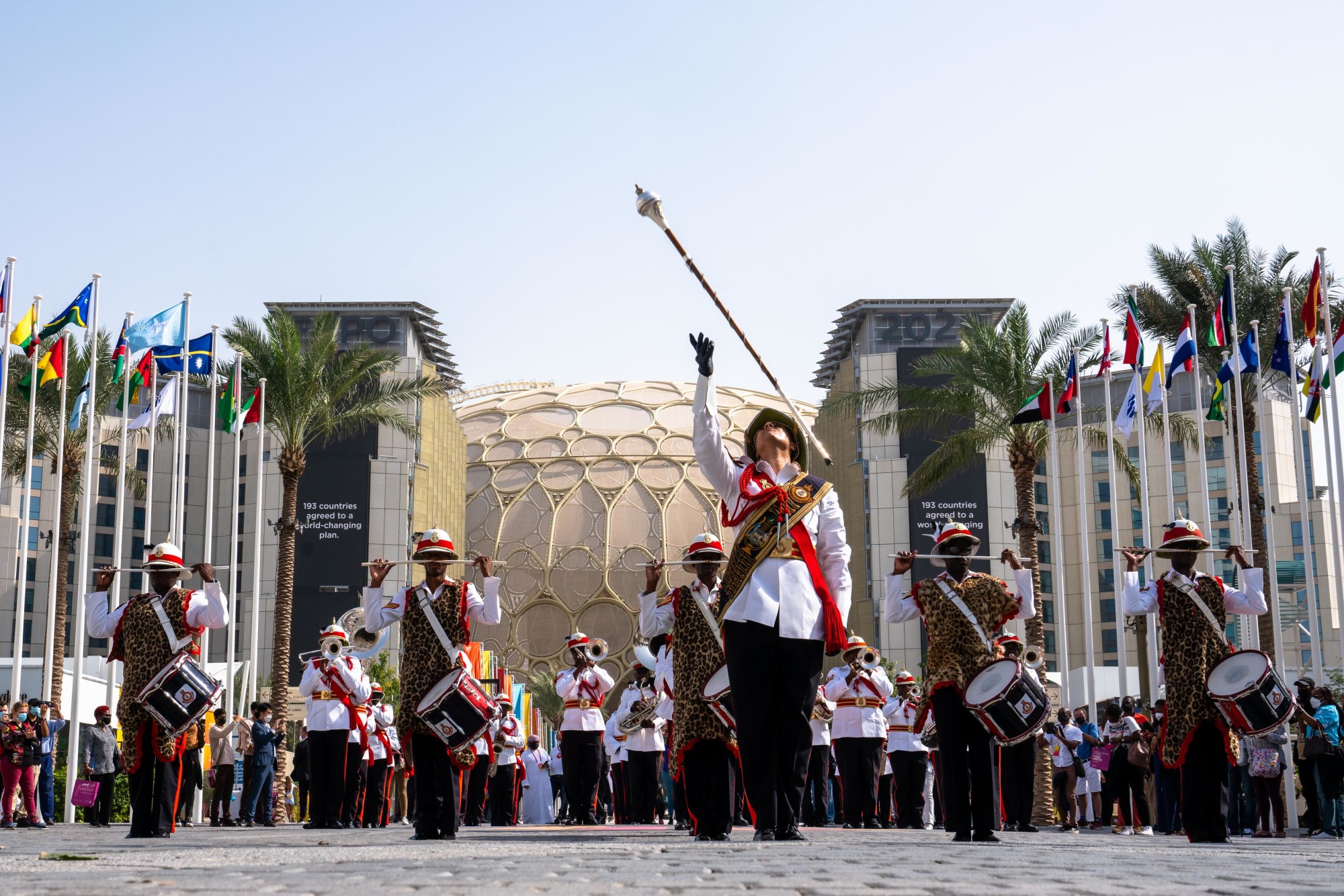 Royal Bahamas Police Force Band perform during Bahamas National Day at 2020 Plaza m33918