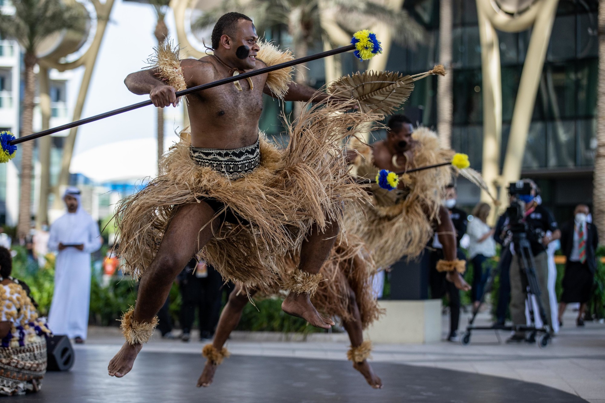 Cultural performance during the Fiji National Day Ceremony at Al Wasl m19075