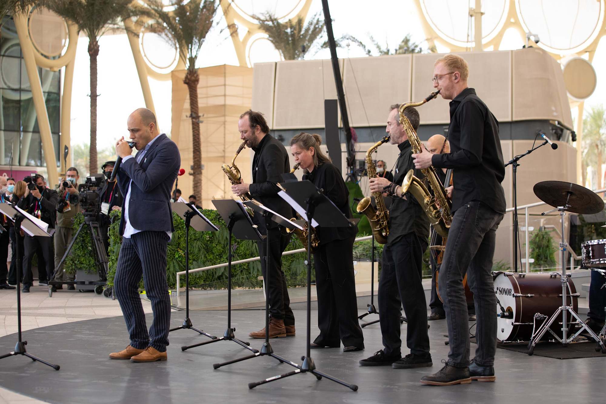 Cultural performers perform during Belgium National Day at Al Wasl m43628
