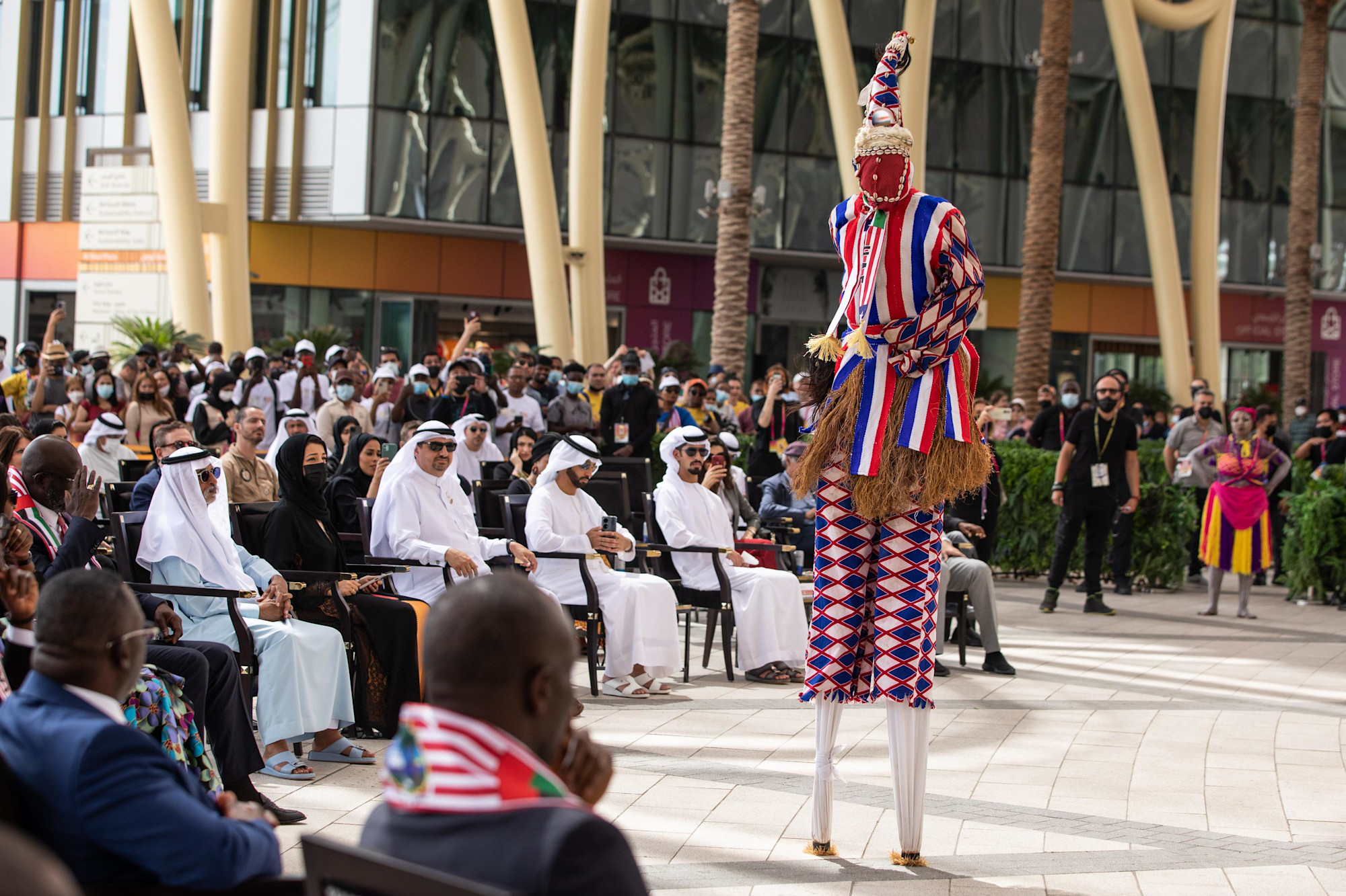 Cultural performance during the Liberia National Day Ceremony at Al Wasl m69255