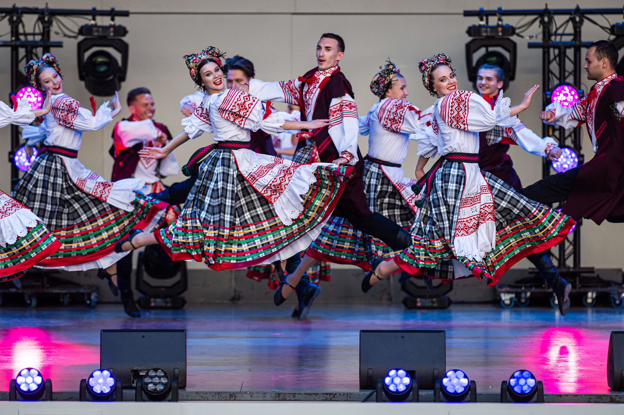 State Dance Ensemble of Belarus performing From Belarus With Love at Dubai Millennium Amphitheatre m12693