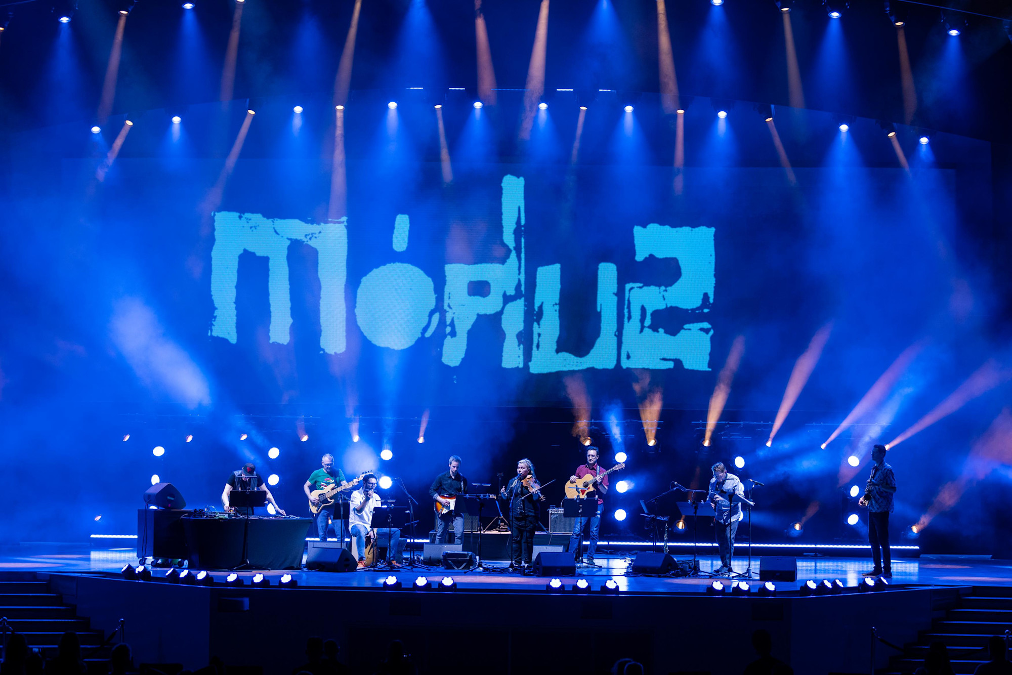 Edina Szirtes Mókus and Her Band perform at Dubai Millennium Amphitheatre m60566