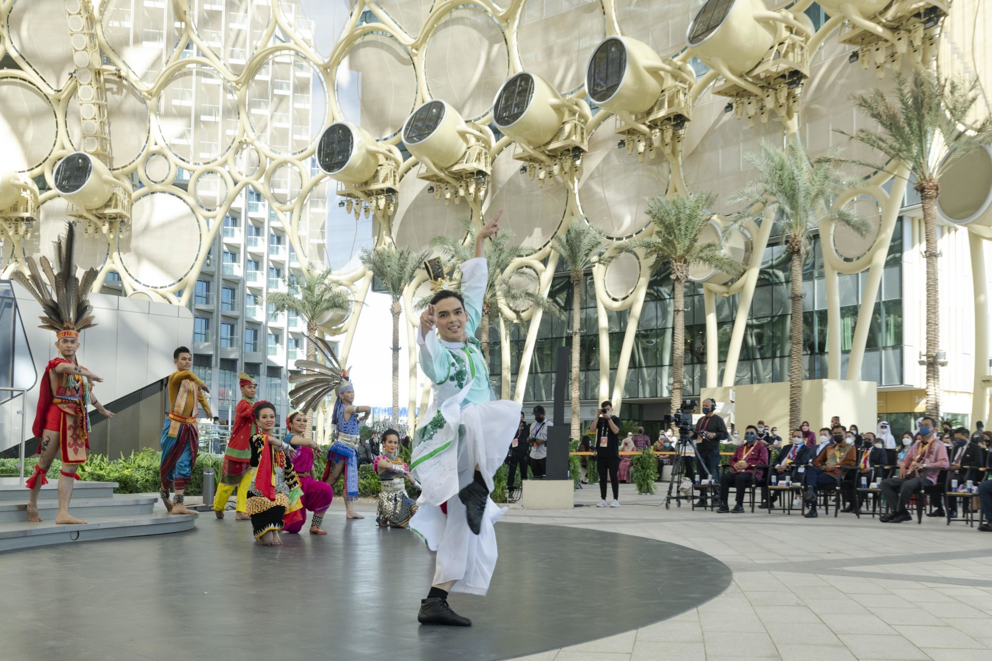 Cultural performance during Malaysia National Day Ceremony at Al Wasl m30594