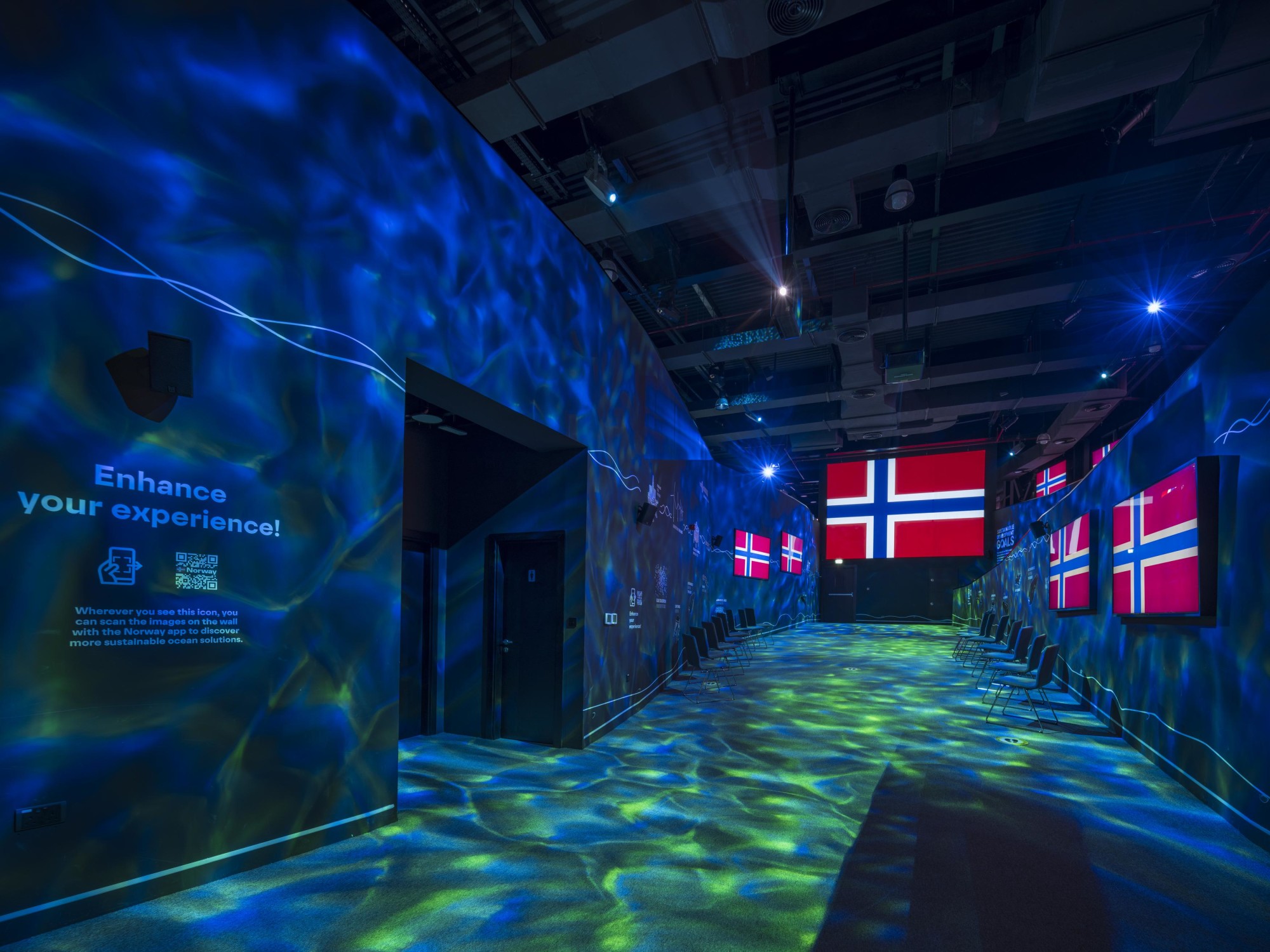 Interior of the Norway Pavilion Web Image m19923