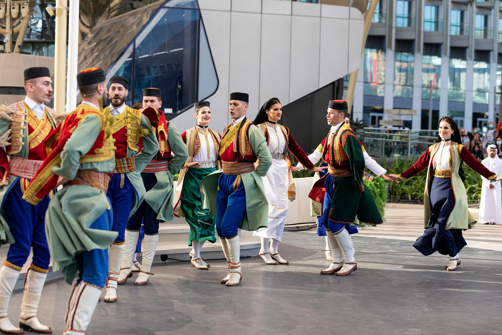 Cultural performance during the Montenegro National Day Ceremony at Al Wasl m44105