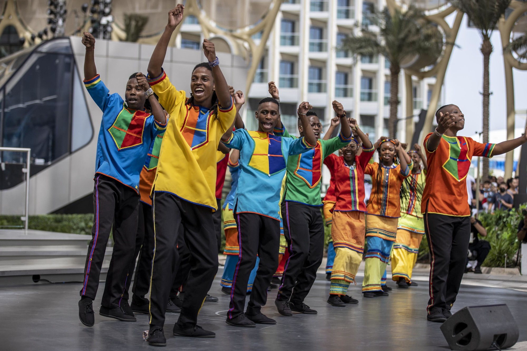 Cultural performance during the South Africa National Day Ceremony at Al Wasl m70253