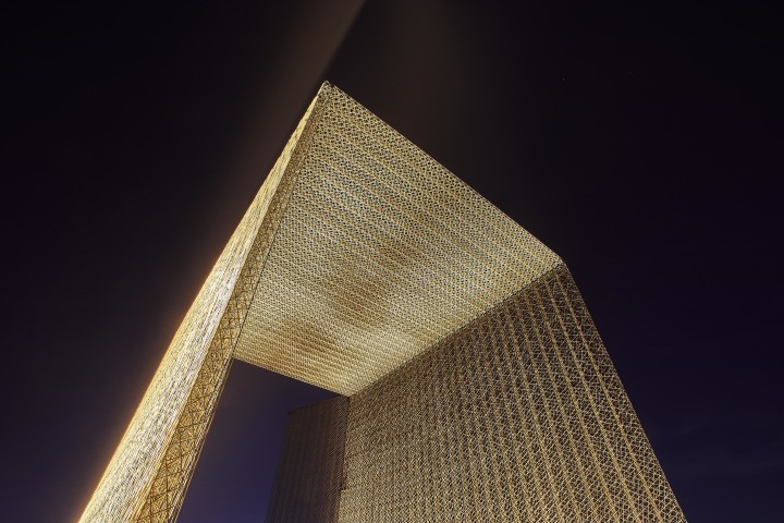 Night view of the Portal