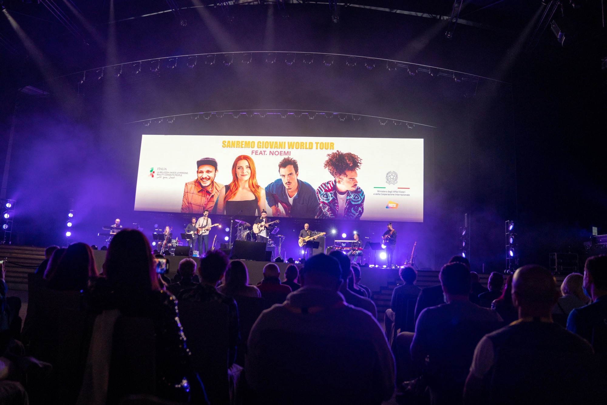 Sanremo Giovani featuring Noemi perform at Dubai Millennium Amphitheatre m25970