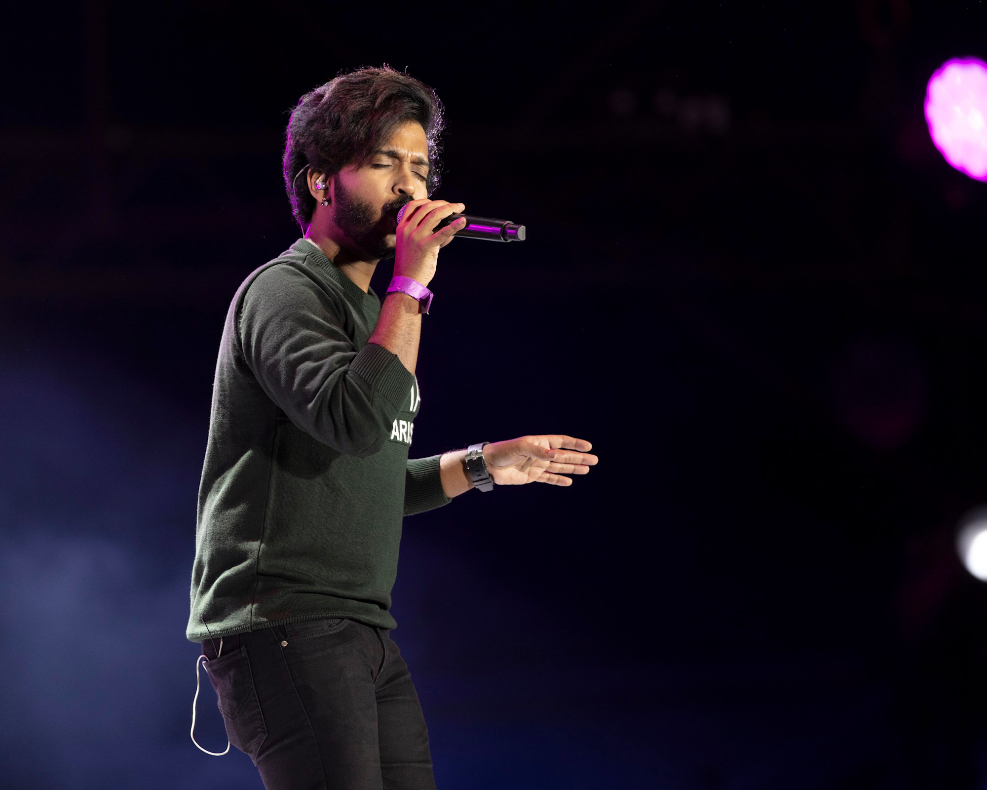 K S Harisankar performs during the HIT Music Festival at Jubilee Stage m36482