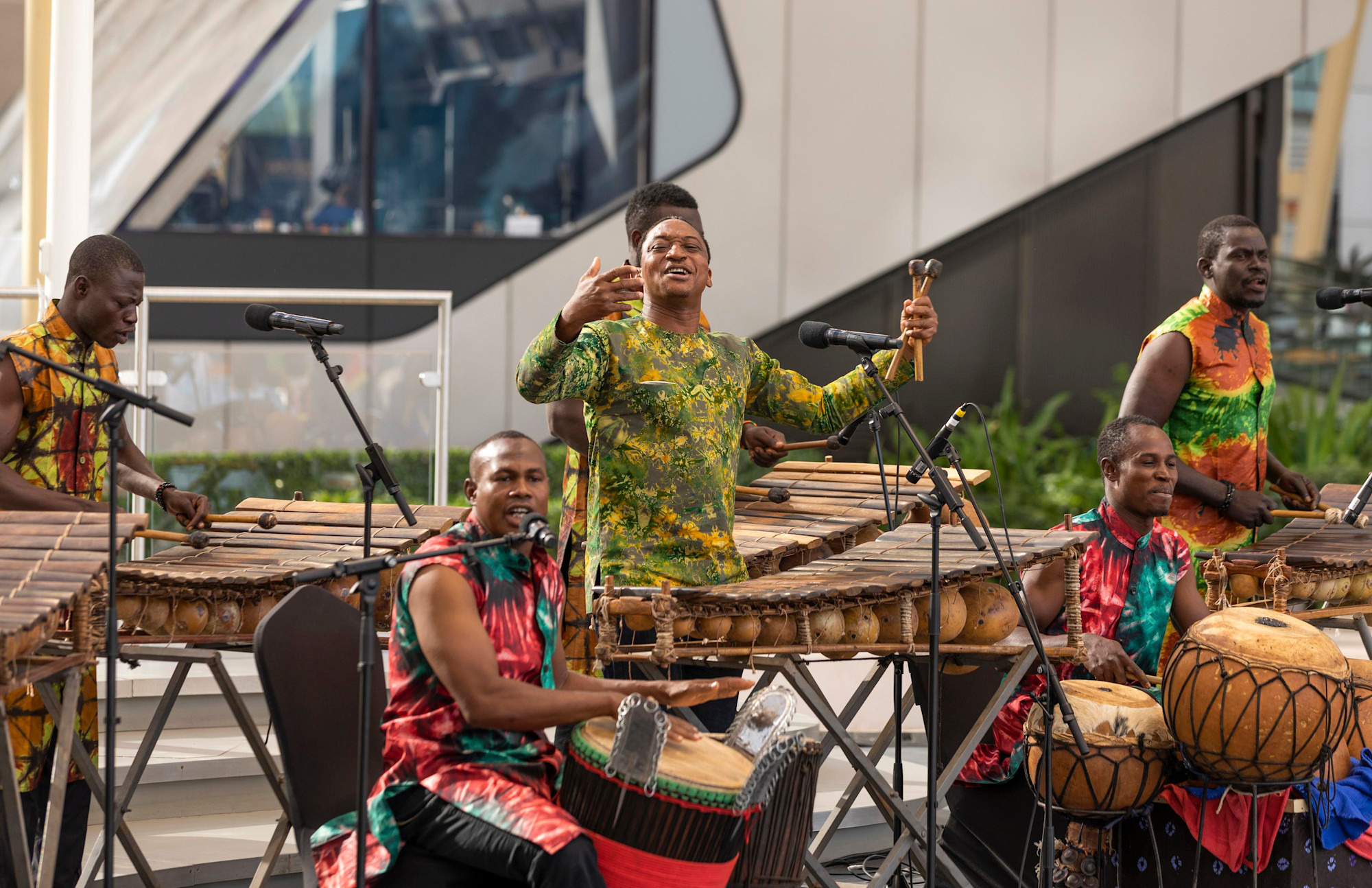 Cultural performance during the Burkina Faso National Day Ceremony at Al Wasl m63972