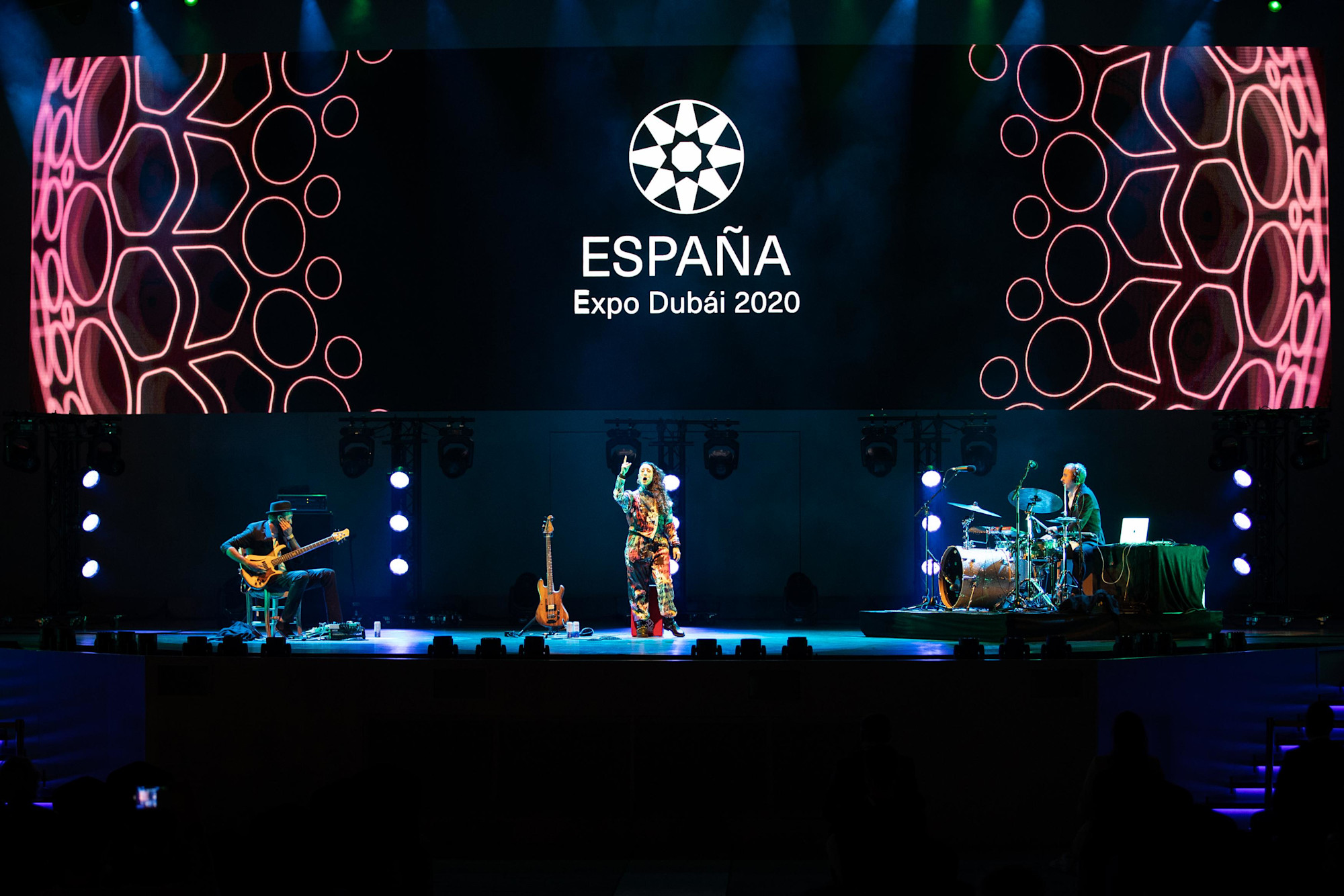 Rosario La Tremendita Tremens performs at Dubai Millenium Amphitheatre m6331