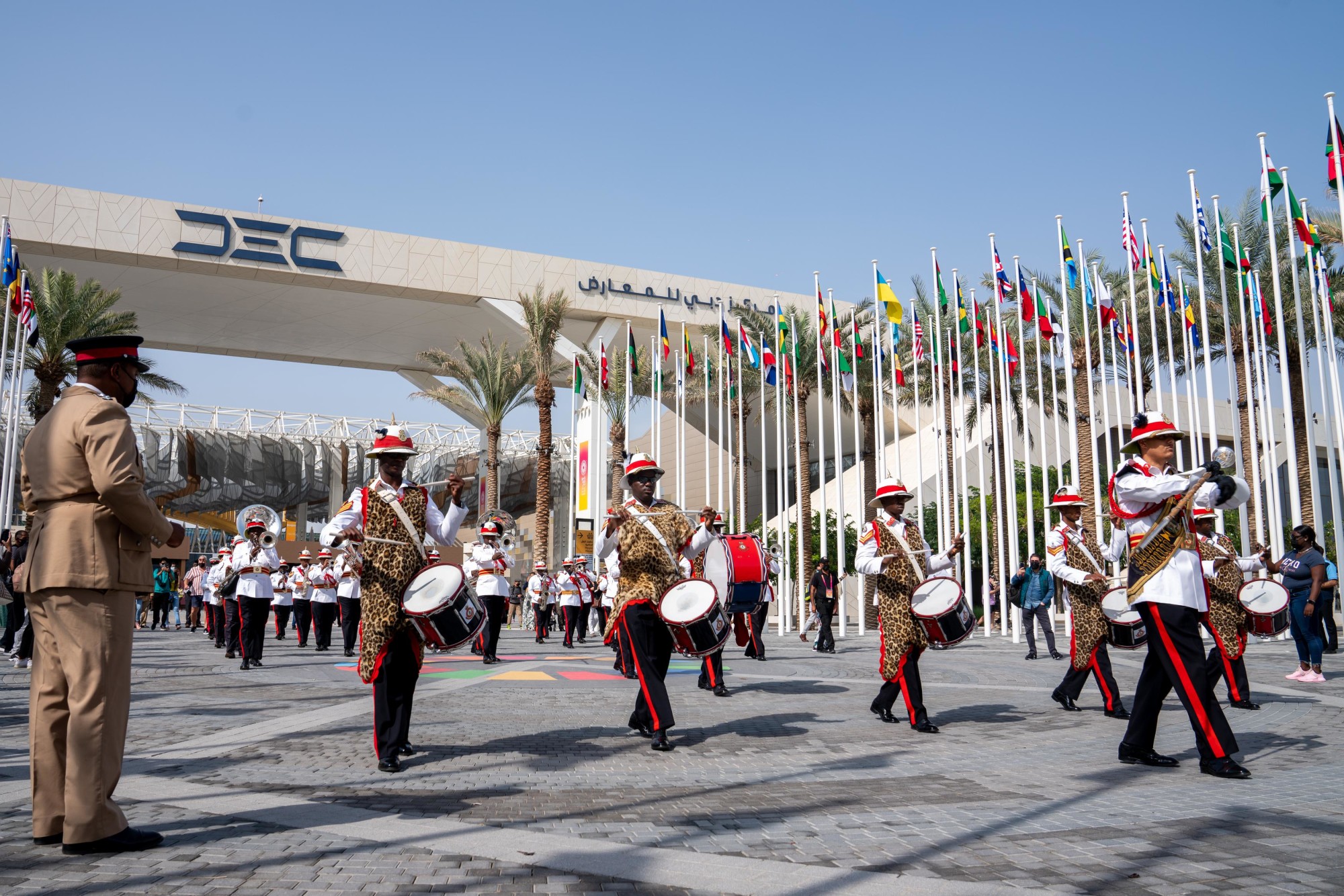 Royal Bahamas Police Force Band perform during Bahamas National Day at 2020 Plaza m33909