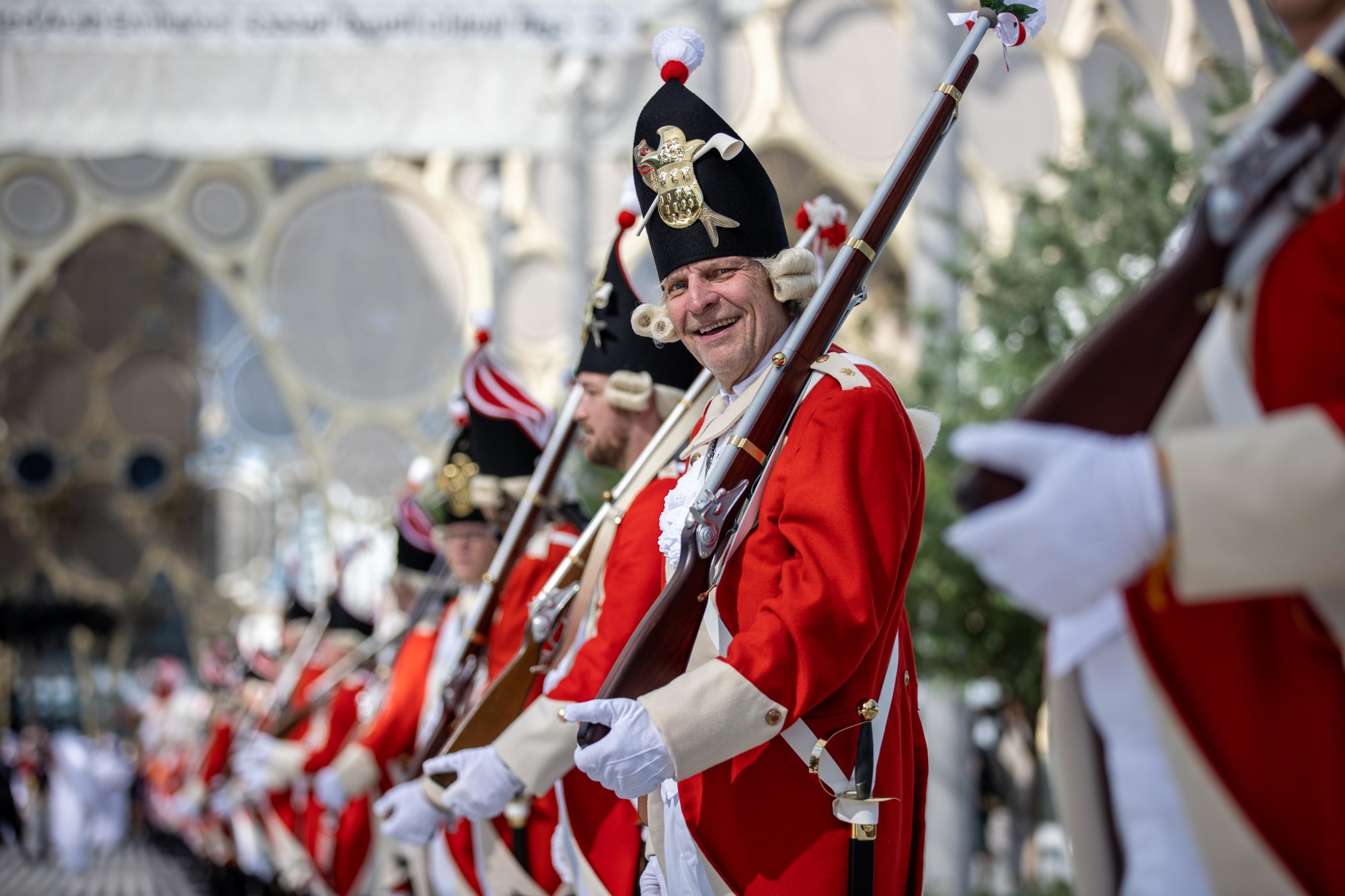 Cultural performers during the Germany National Day m14597