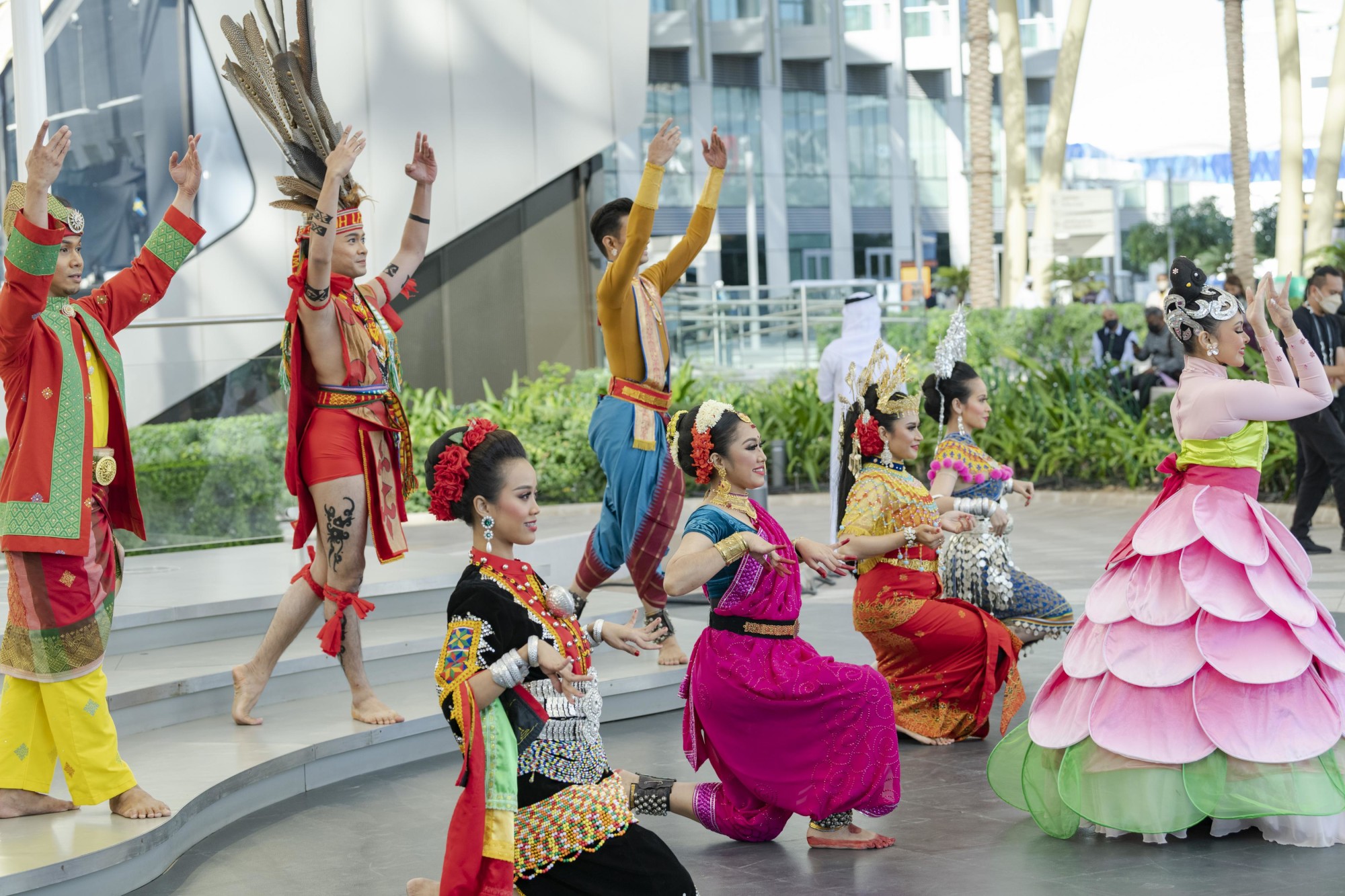 Cultural performance during Malaysia National Day Ceremony at Al Wasl m30612