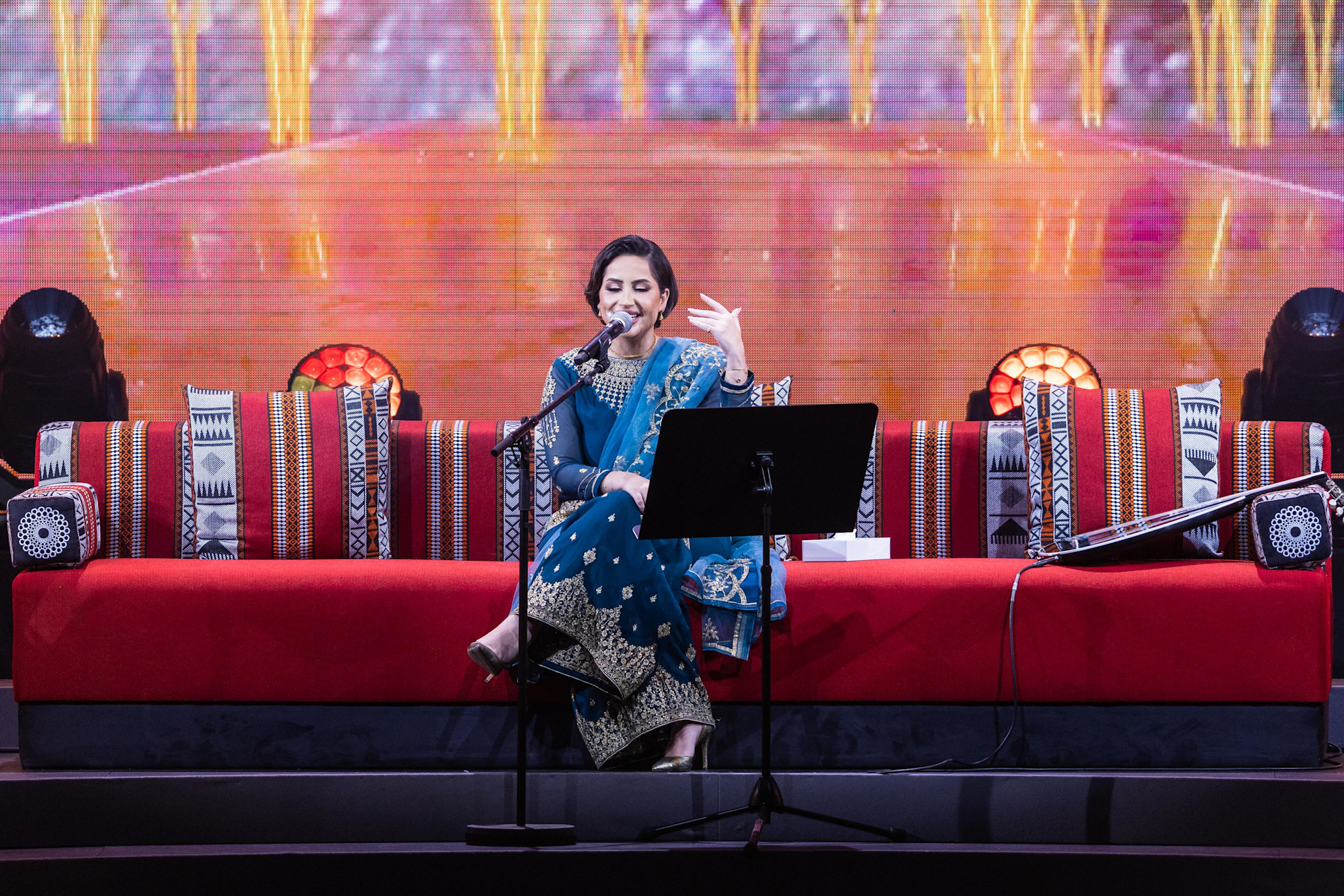 Mashael performs during Jalsat at Jubilee Stage m18147