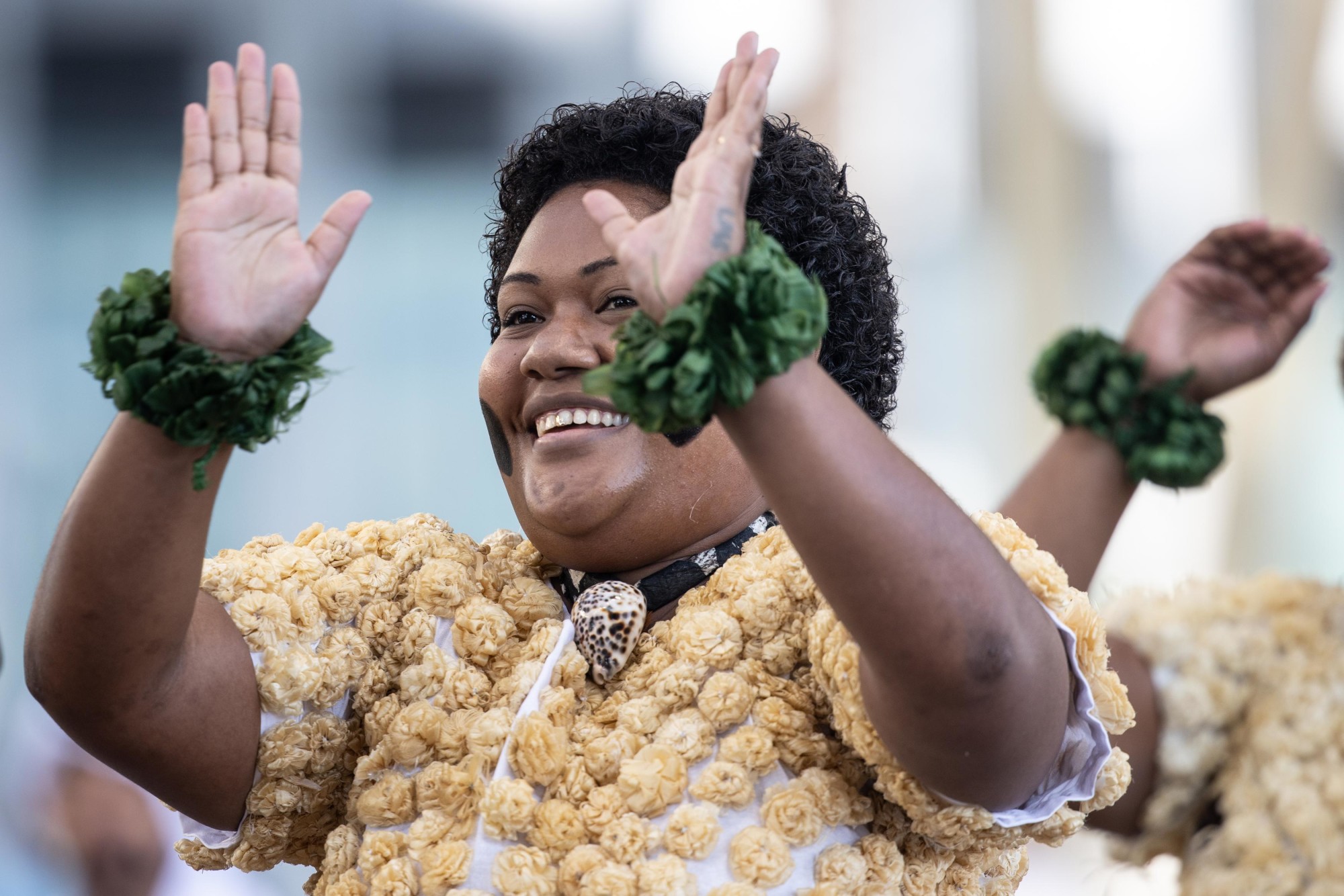 Cultural performance during the Fiji National Day Ceremony at Al Wasl m19051