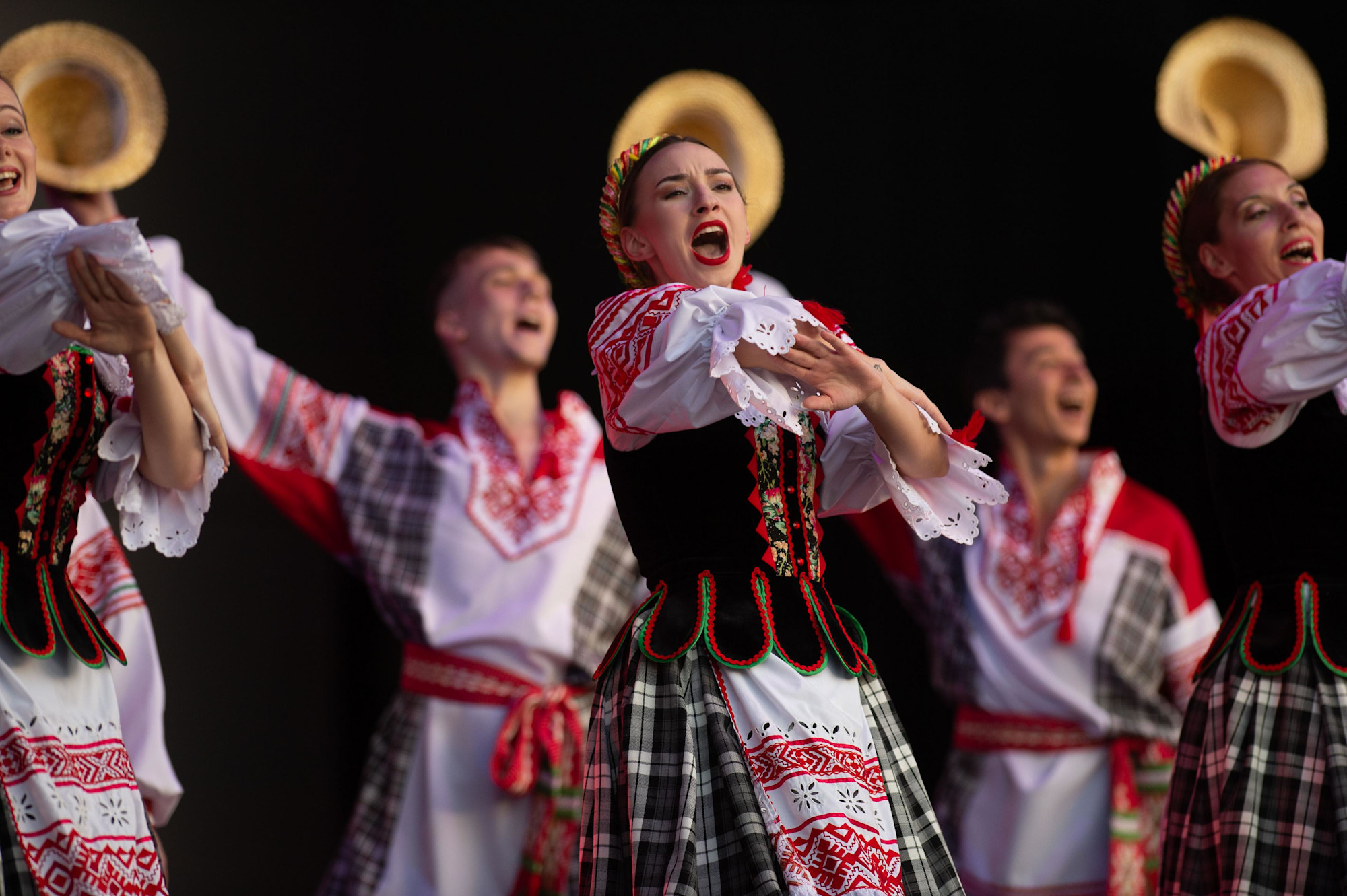 State Dance Ensemble of Belarus performing From Belarus With Love at Dubai Millennium Amphitheatre m12691