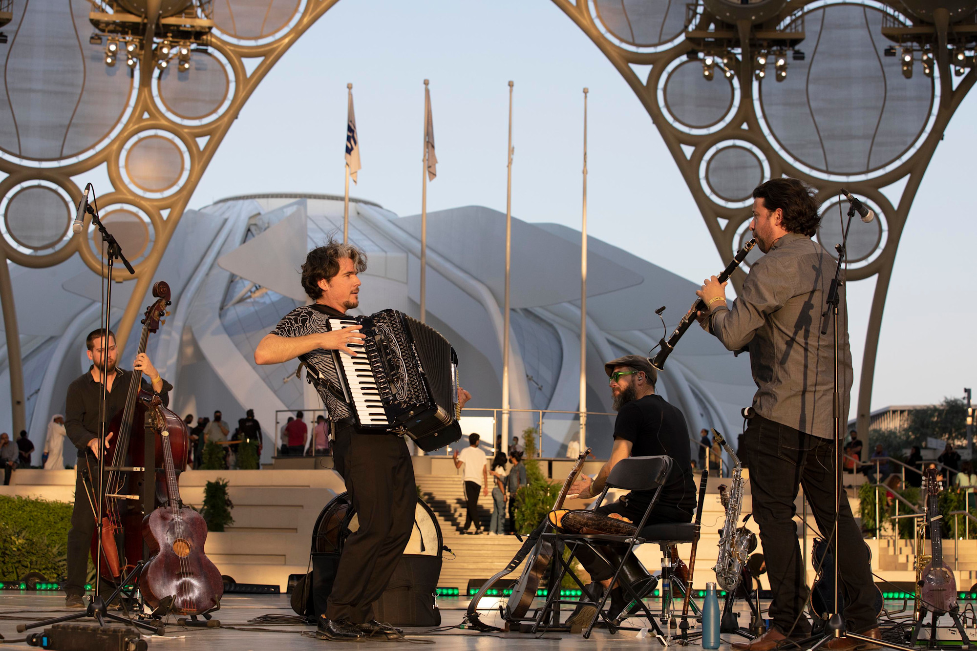 Söndörgö a Hungarian band performance at Al Wasl Stage m8954