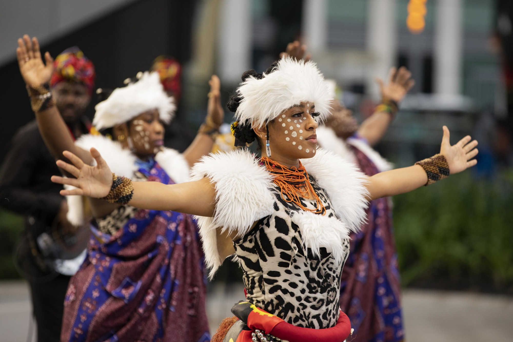 Cultural performance during Angola National Day Ceremony at Al Wasl m26281