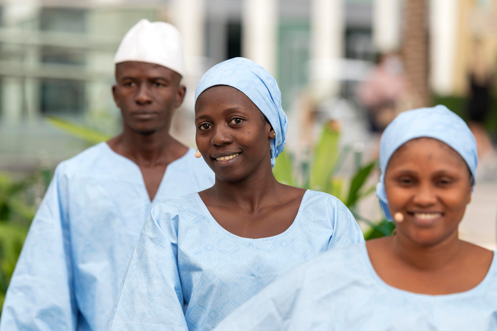 Cultural performers during the Guinea National Day Ceremony at Al Wasl m48391