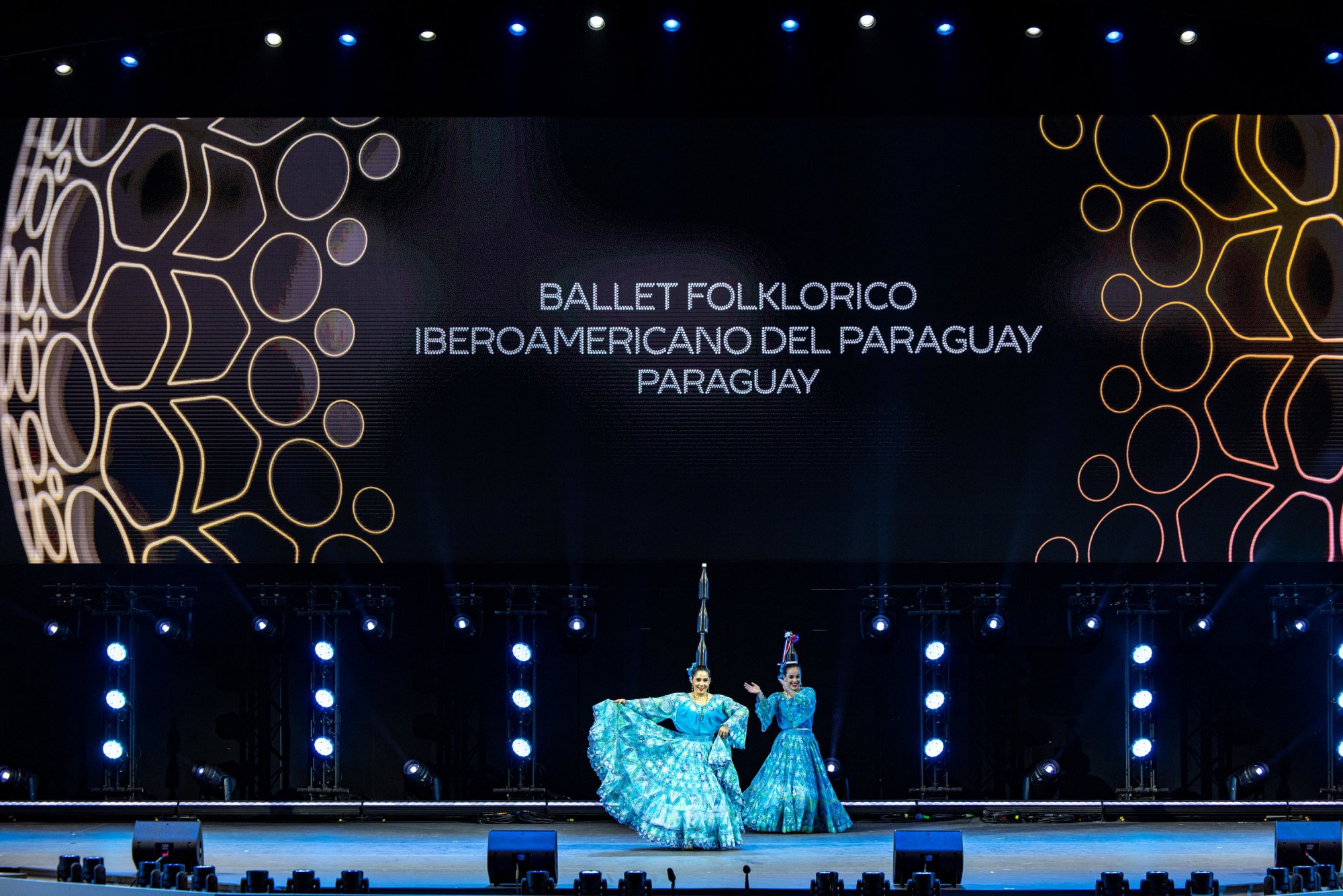Ballet Folklórico Iberoamericano del Paraguay performs at Dubai Millennium Amphitheatre m60093