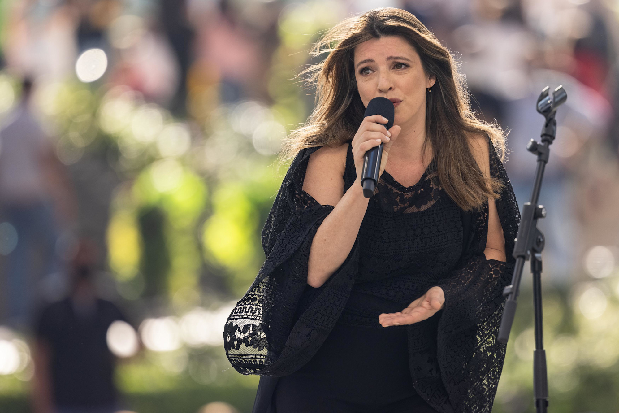 Music in the Garden, Portuguese singer Maria Ana Bobone performs at Al Wasl m52229