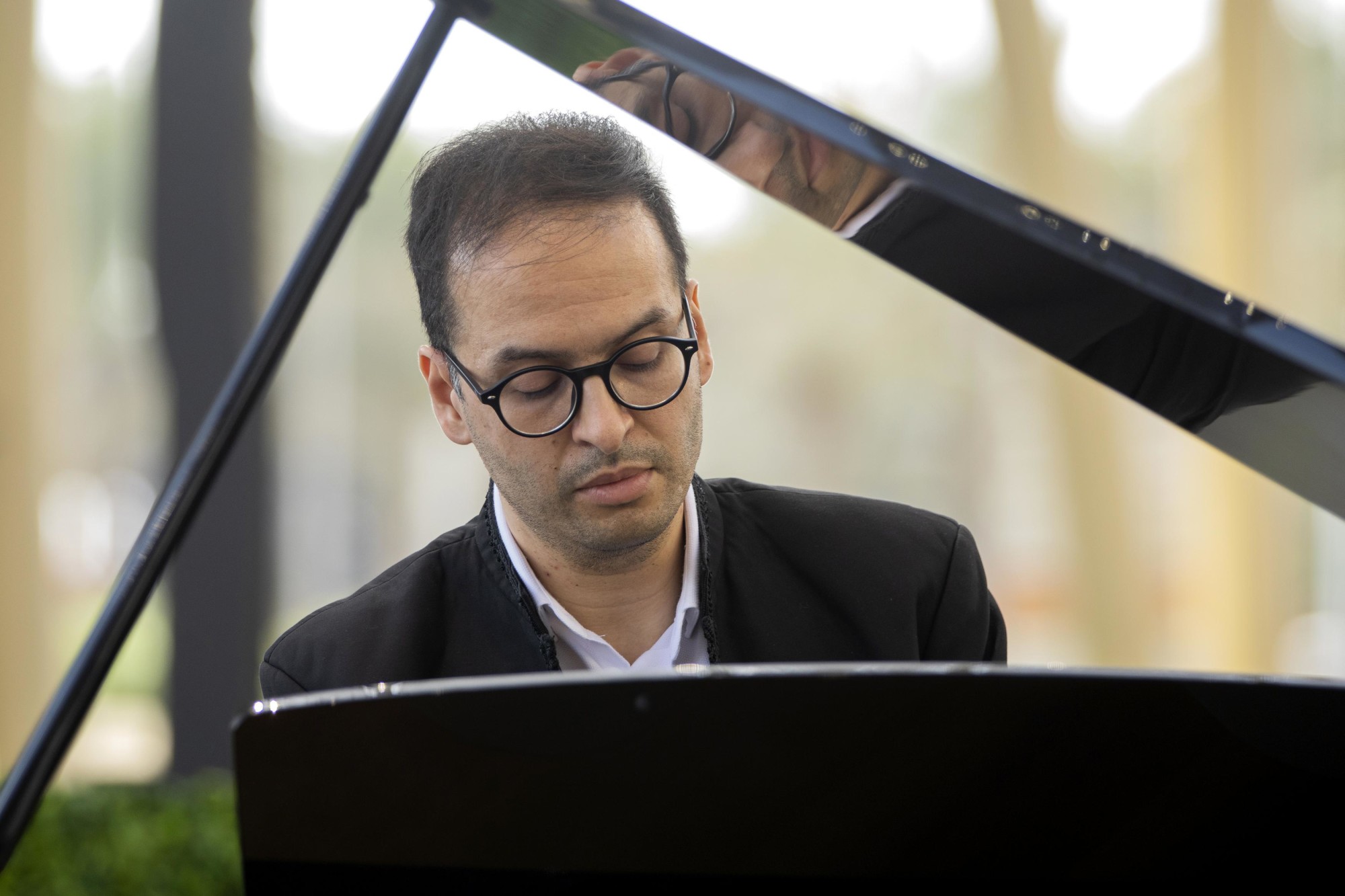 Marouan Benabdallah, Piano Performance during Morocco National Day Ceremony at Al Wasl m27553