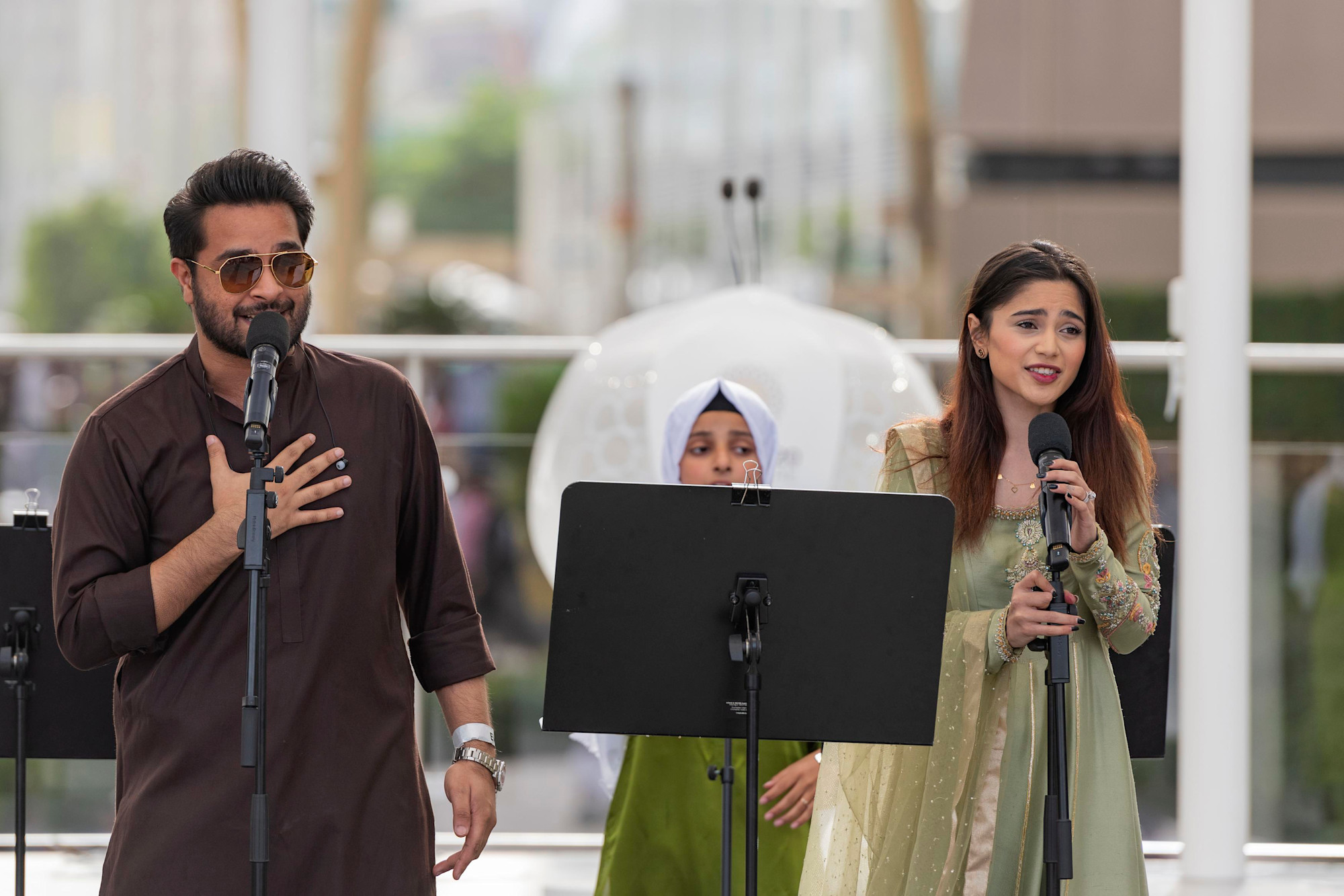 Cultural performance during the Pakistan National Day Ceremony at Al Wasl m68002