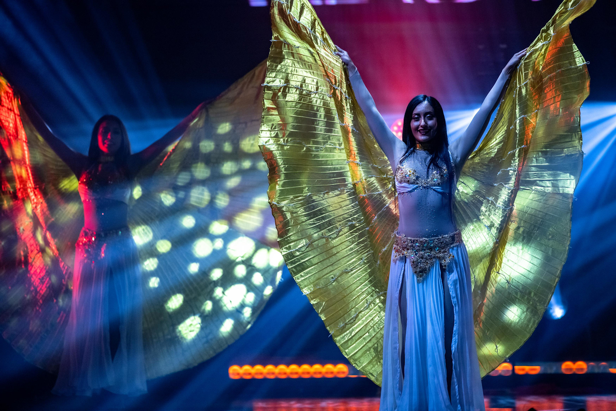 Antonina Canal Prem Shakti Company perform at Dubai Millennium Amphitheatre m32445