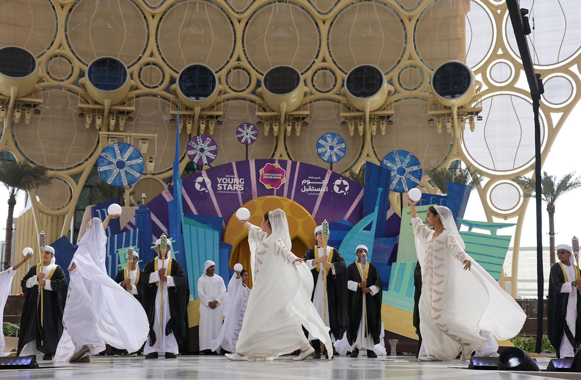 The City School International, Dubai perform during Expo Young Stars at Al Wasl m57114