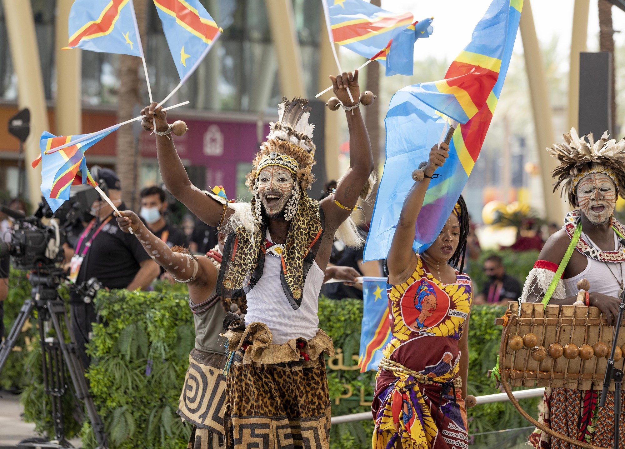 Cultural performance during the Democratic Republic of the Congo National Day Ceremony at Al Wasl m67135