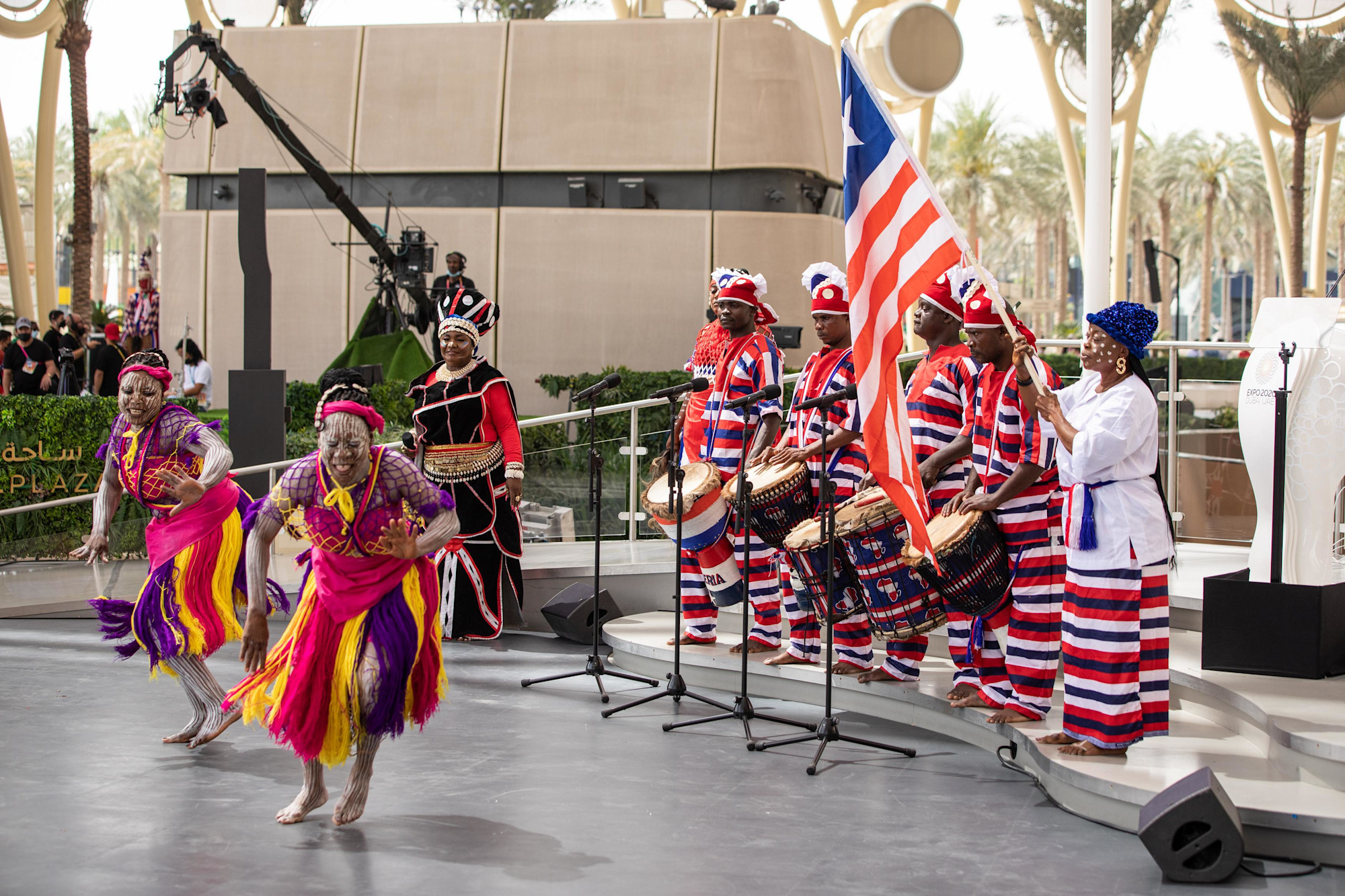 Cultural performance during the Liberia National Day Ceremony at Al Wasl m69253