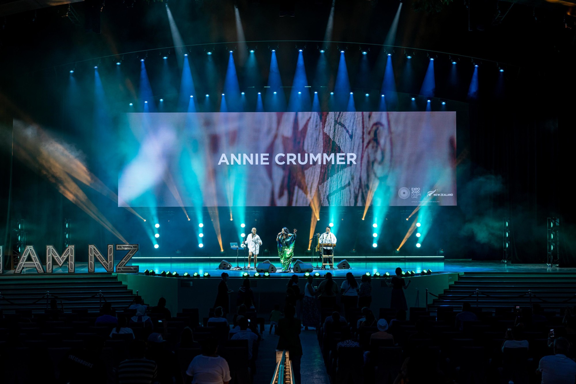 Sounds of Aotearoa - Annie Crummer performs at Dubai Millennium Amphitheatre m60458